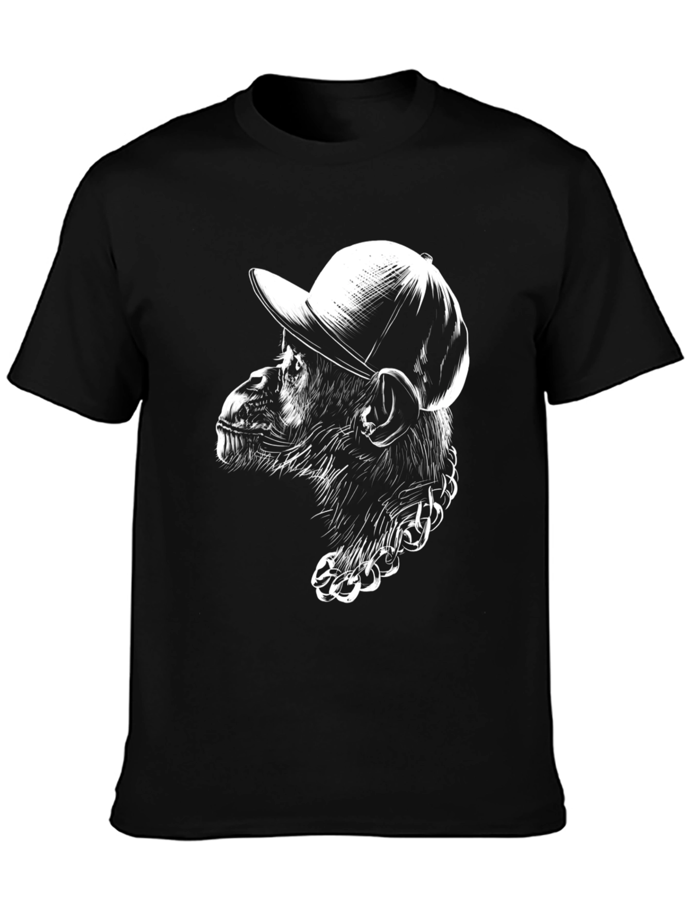 Black Monkey Graphic Tee - Street Style Cool view 3