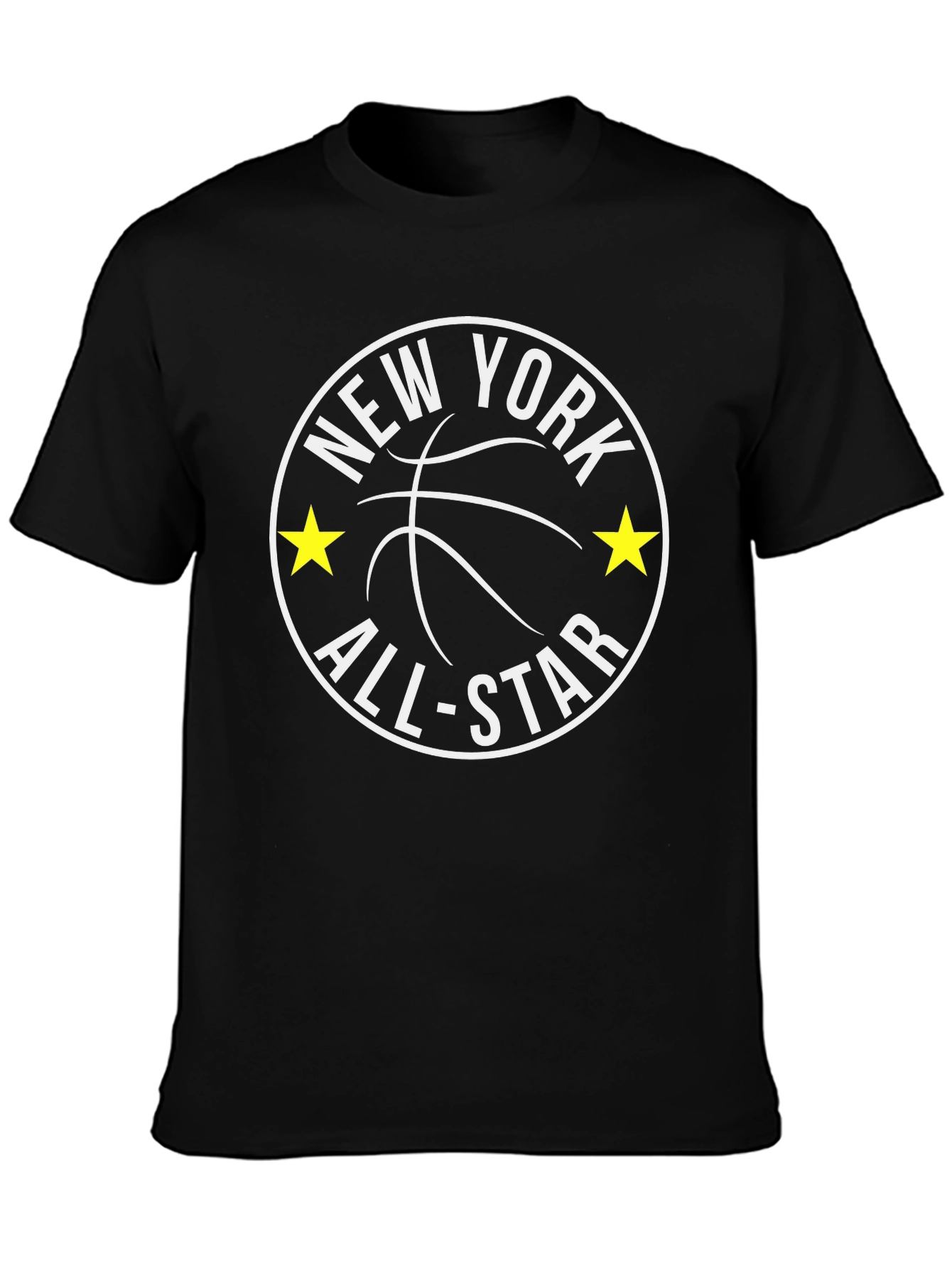 Black New York All-Star Basketball Graphic Tee view 3