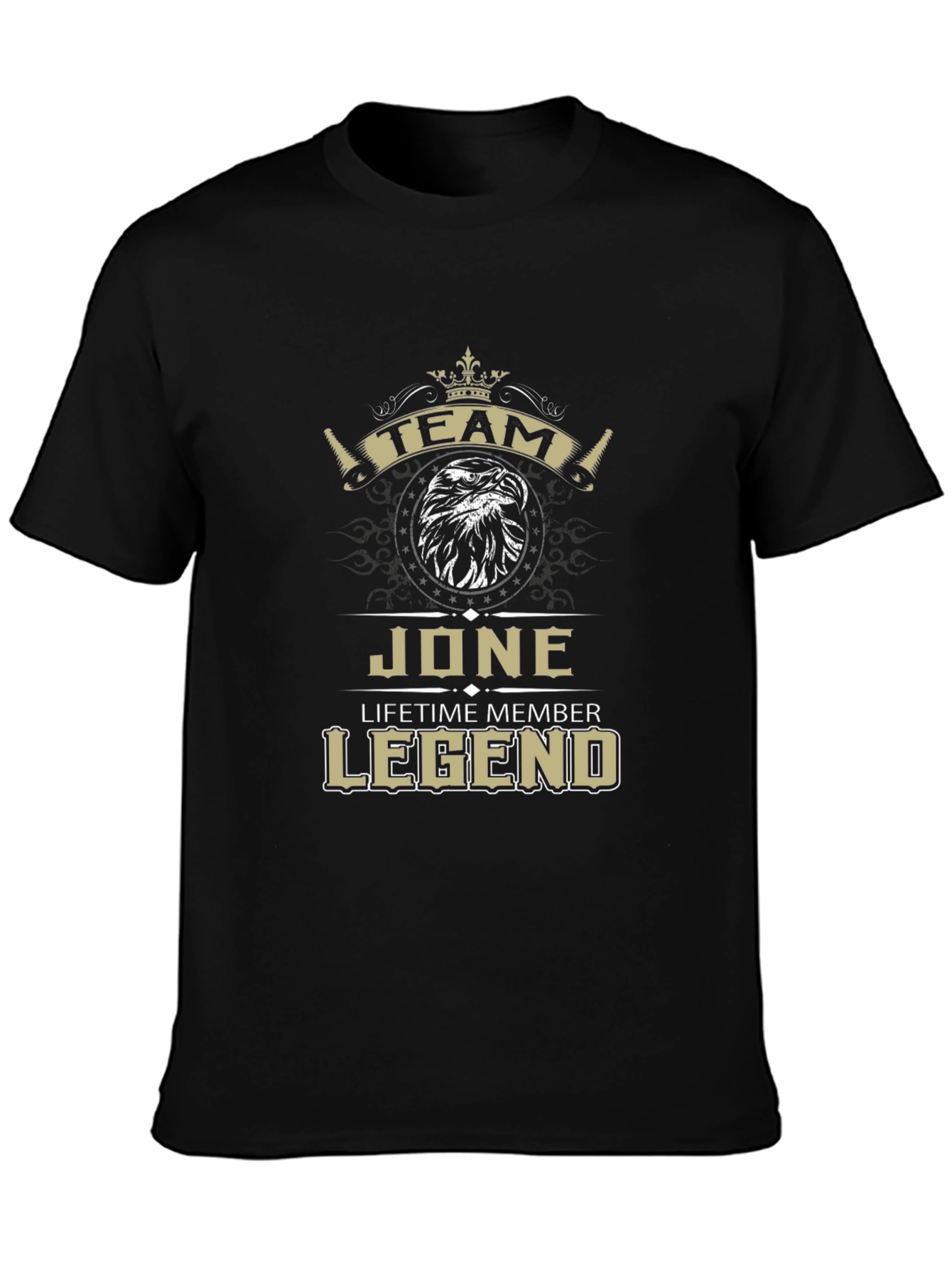 Team Jone Legend Black T-Shirt - 3