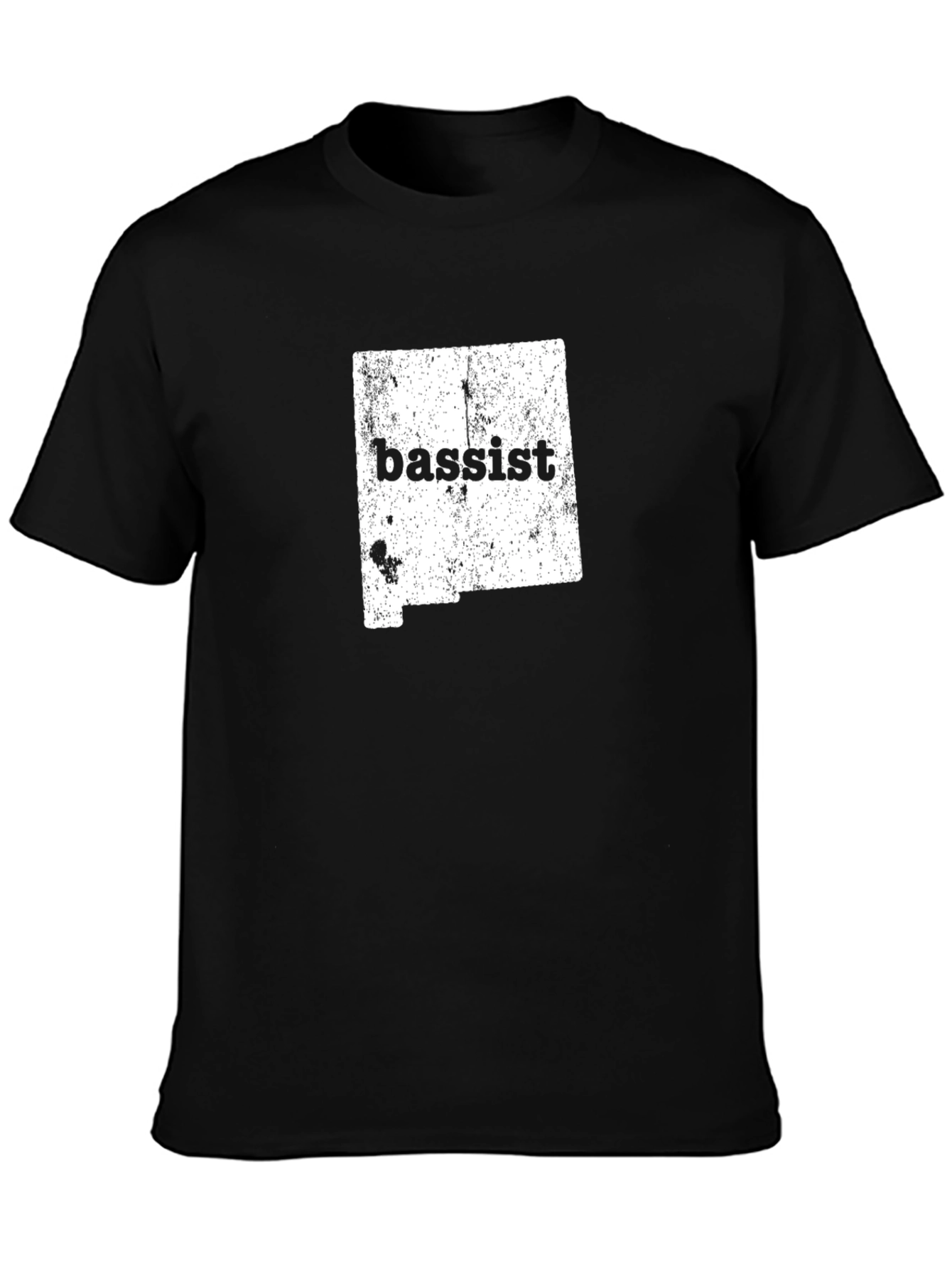 Black Bassist New Mexico Graphic Tee - Black view 3