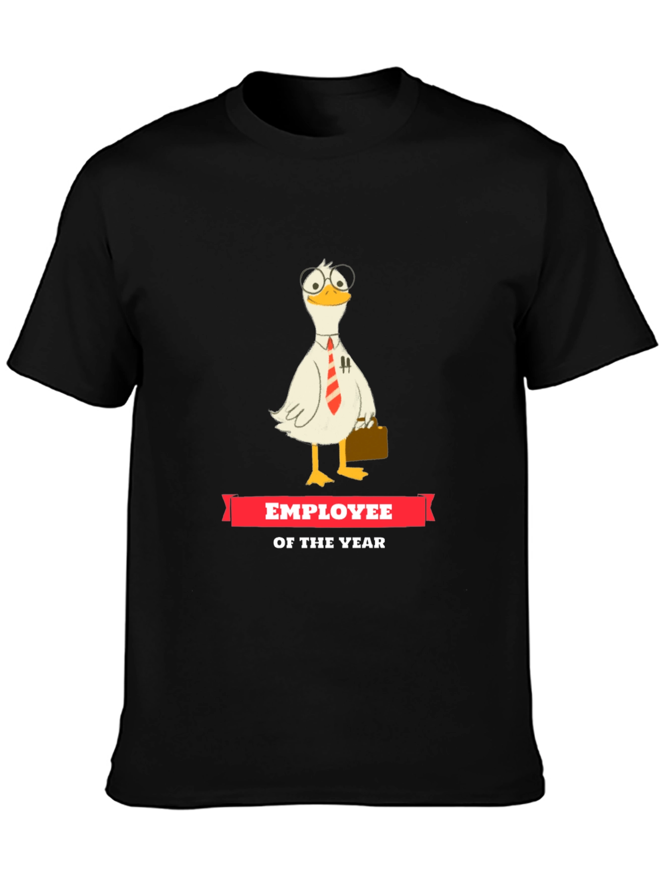 Black Employee of the Year Duck Graphic Tee view 3