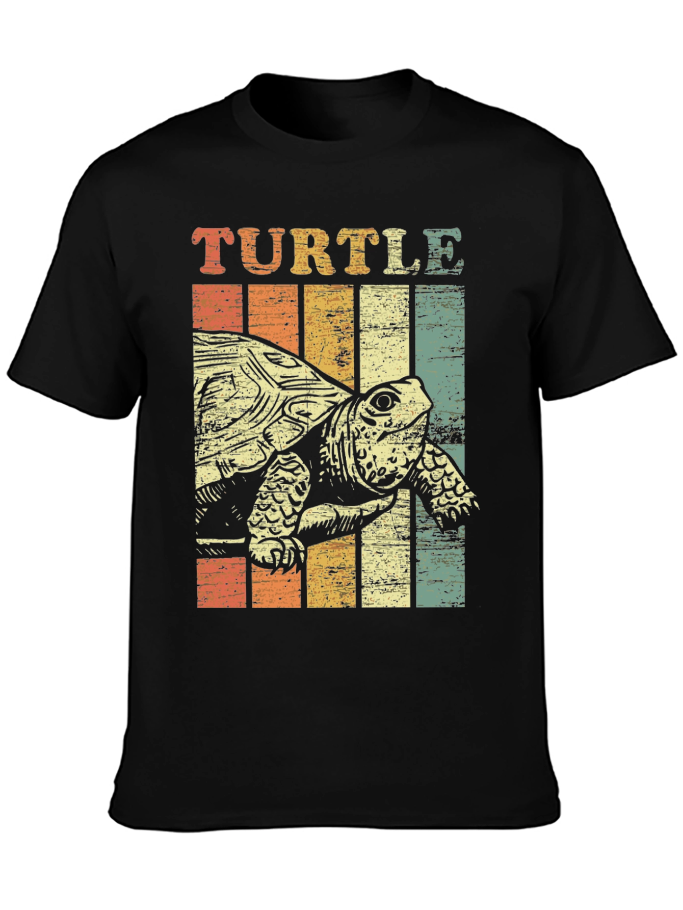 Vintage Turtle Graphic Tee - Retro Style - 3