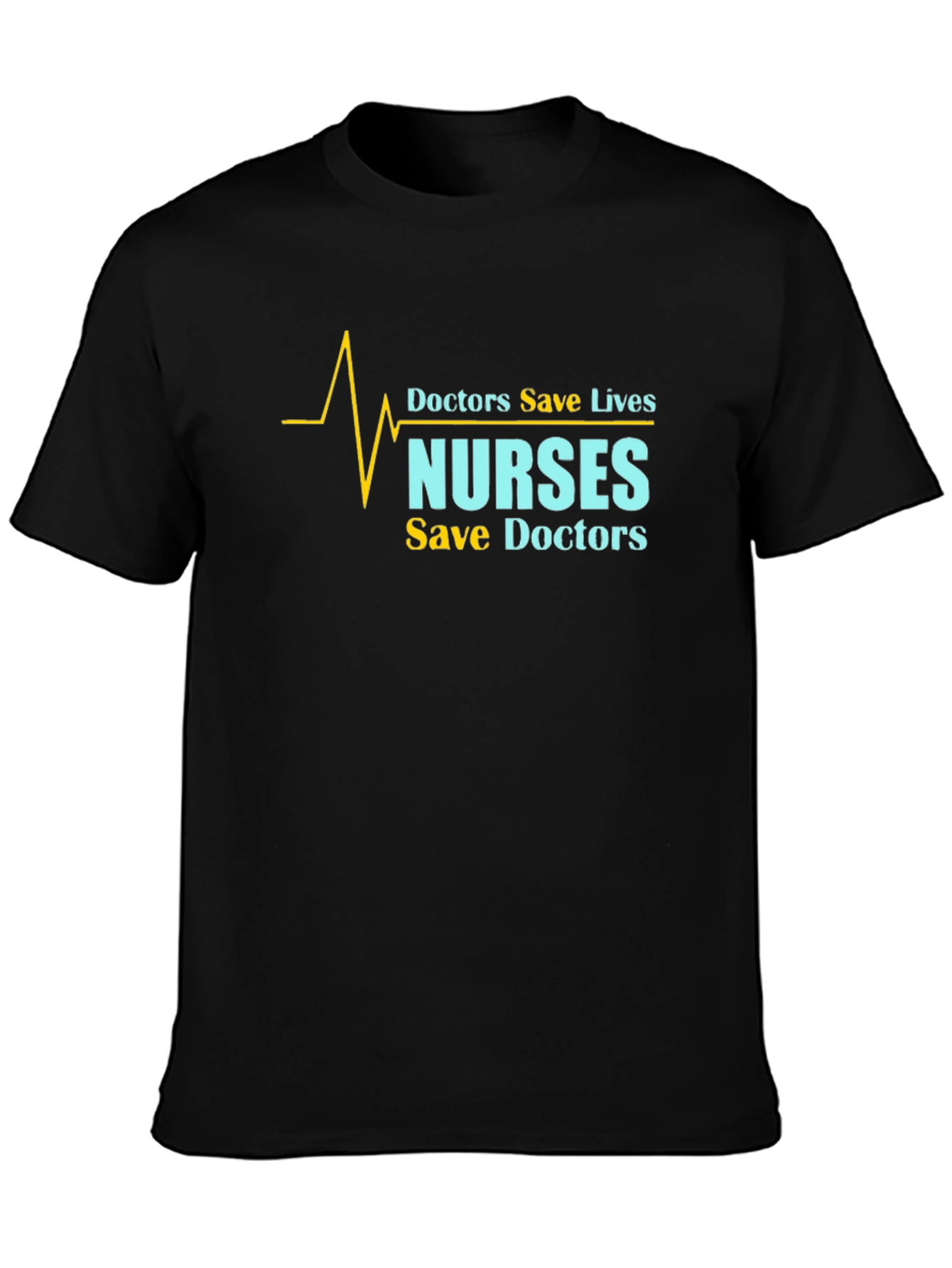 Black Doctors and Nurses Graphic Tee view 3