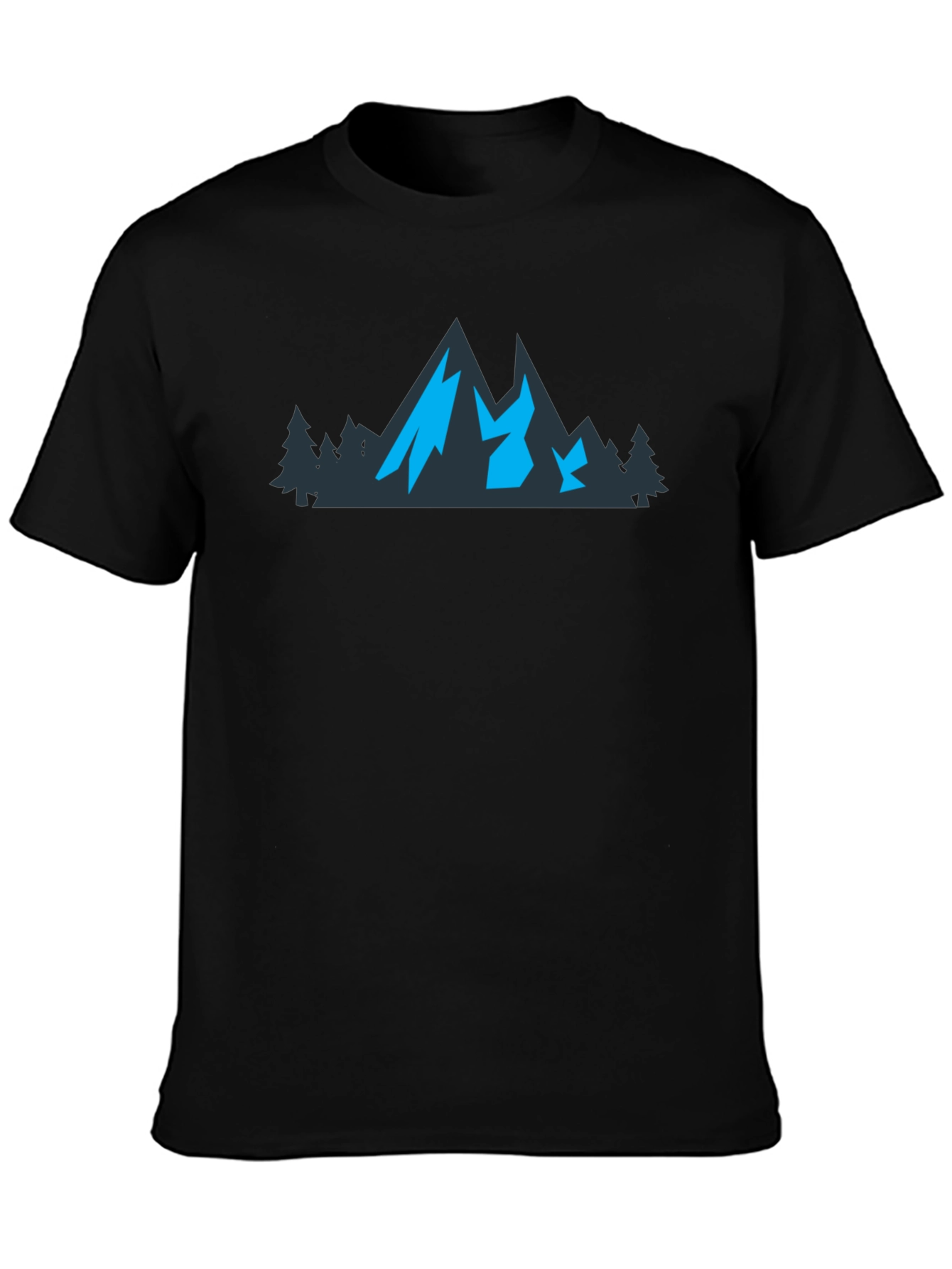 Black Mountain Graphic Black T-Shirt view 3