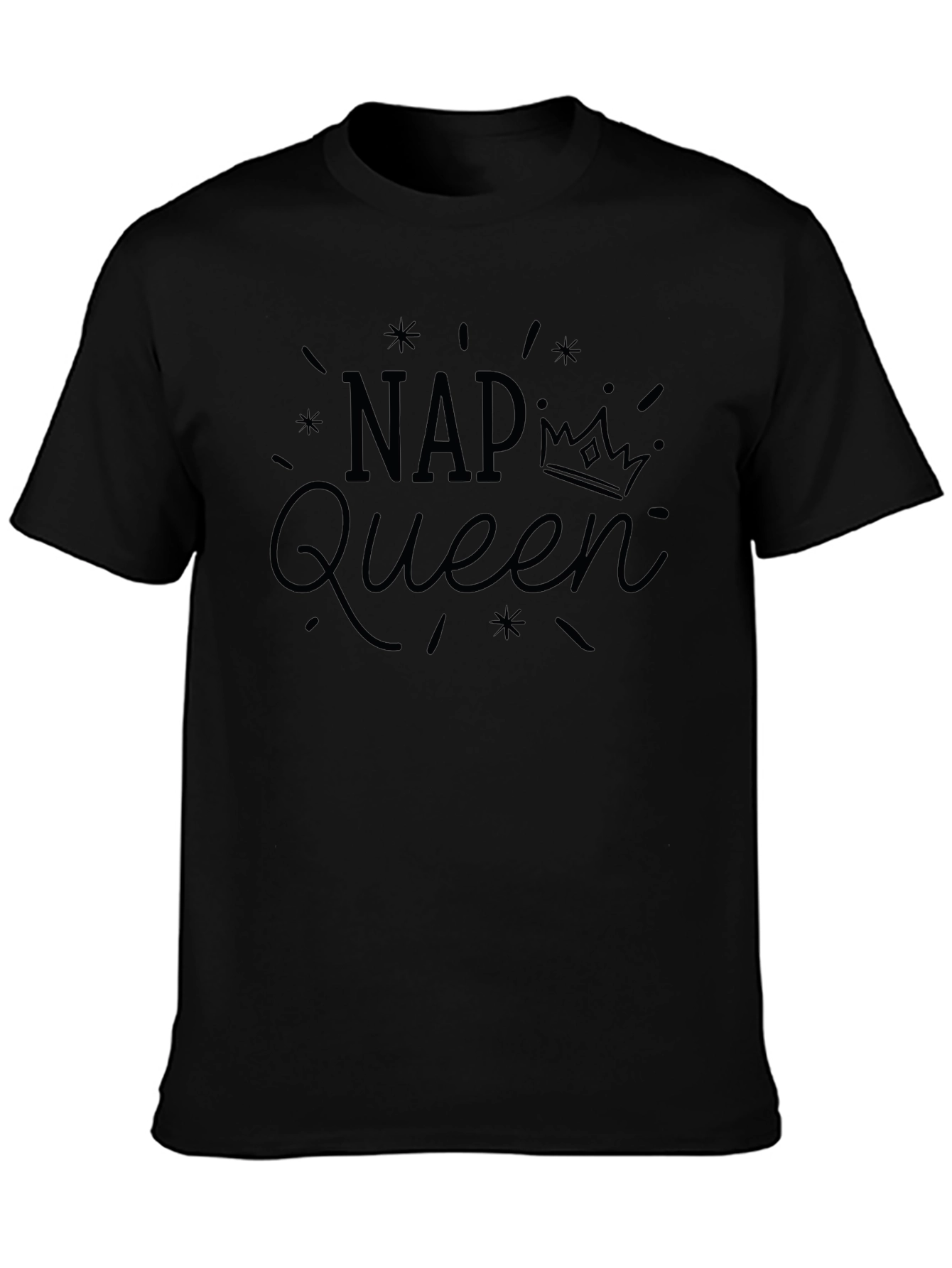 Black Nap Queen Graphic Tee - Relax in Style! view 3