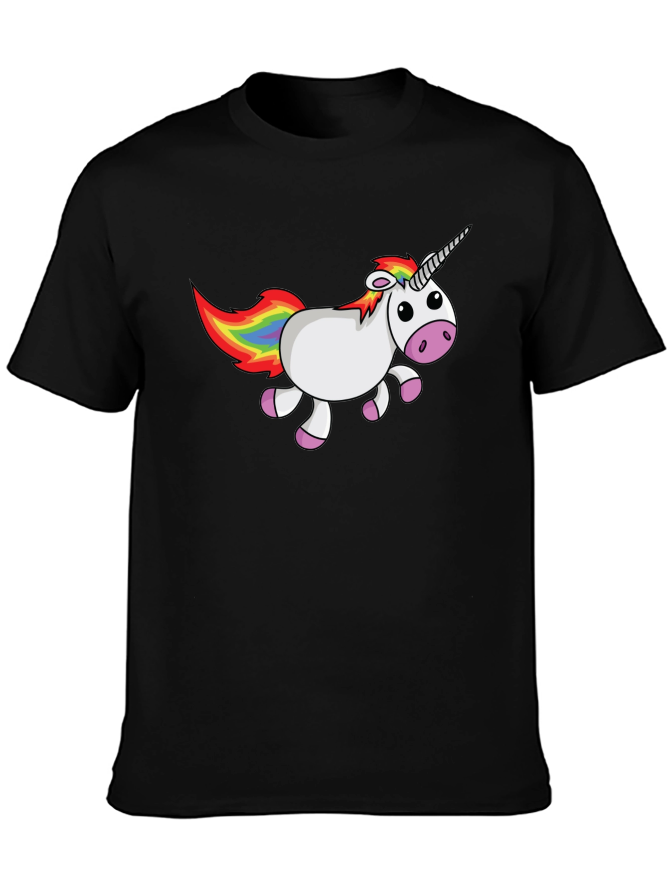 Black Unicorn Graphic Tee - Fun & Stylish view 3