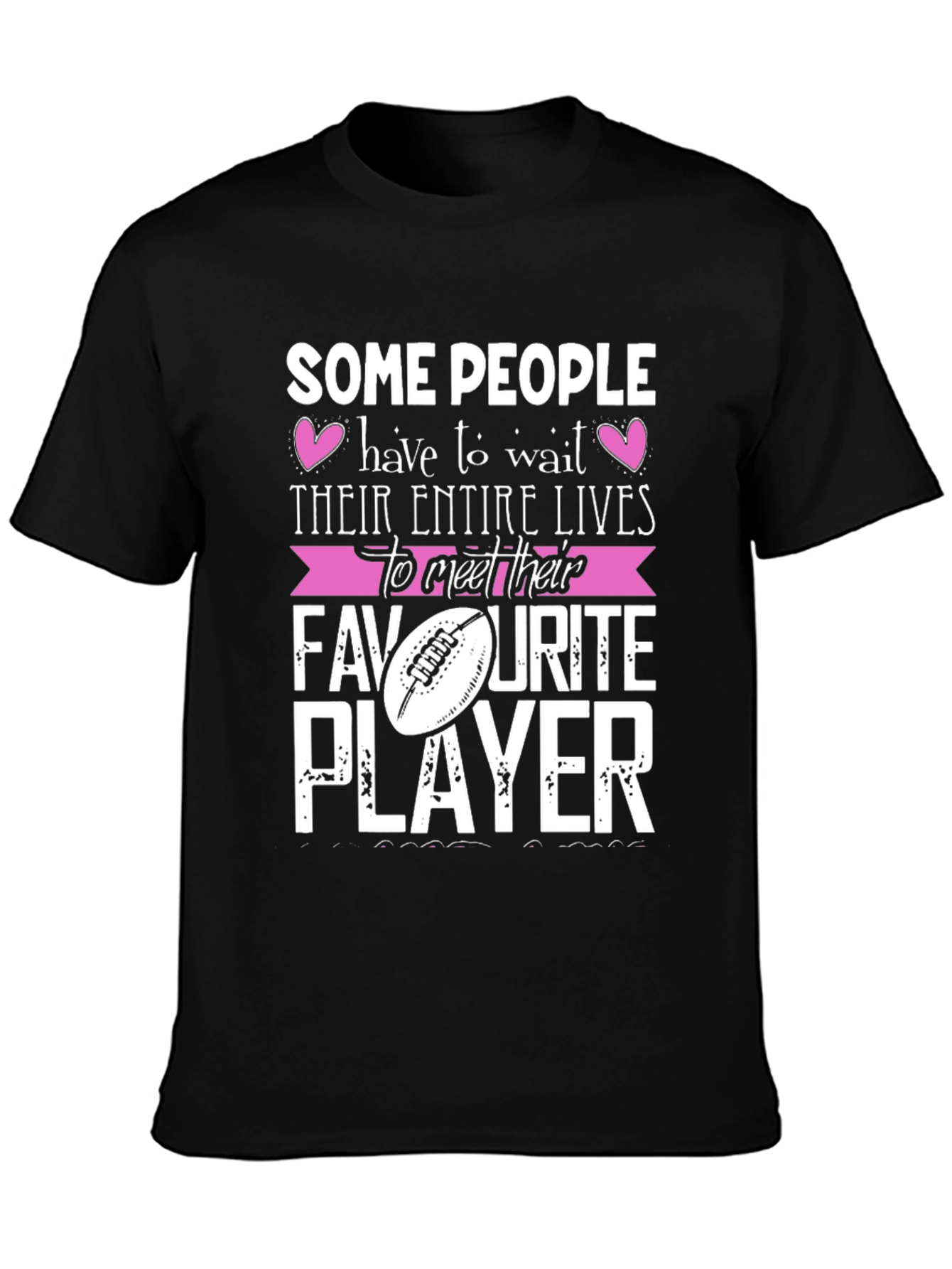 Black Favorite Player T-Shirt, Unique Design view 3