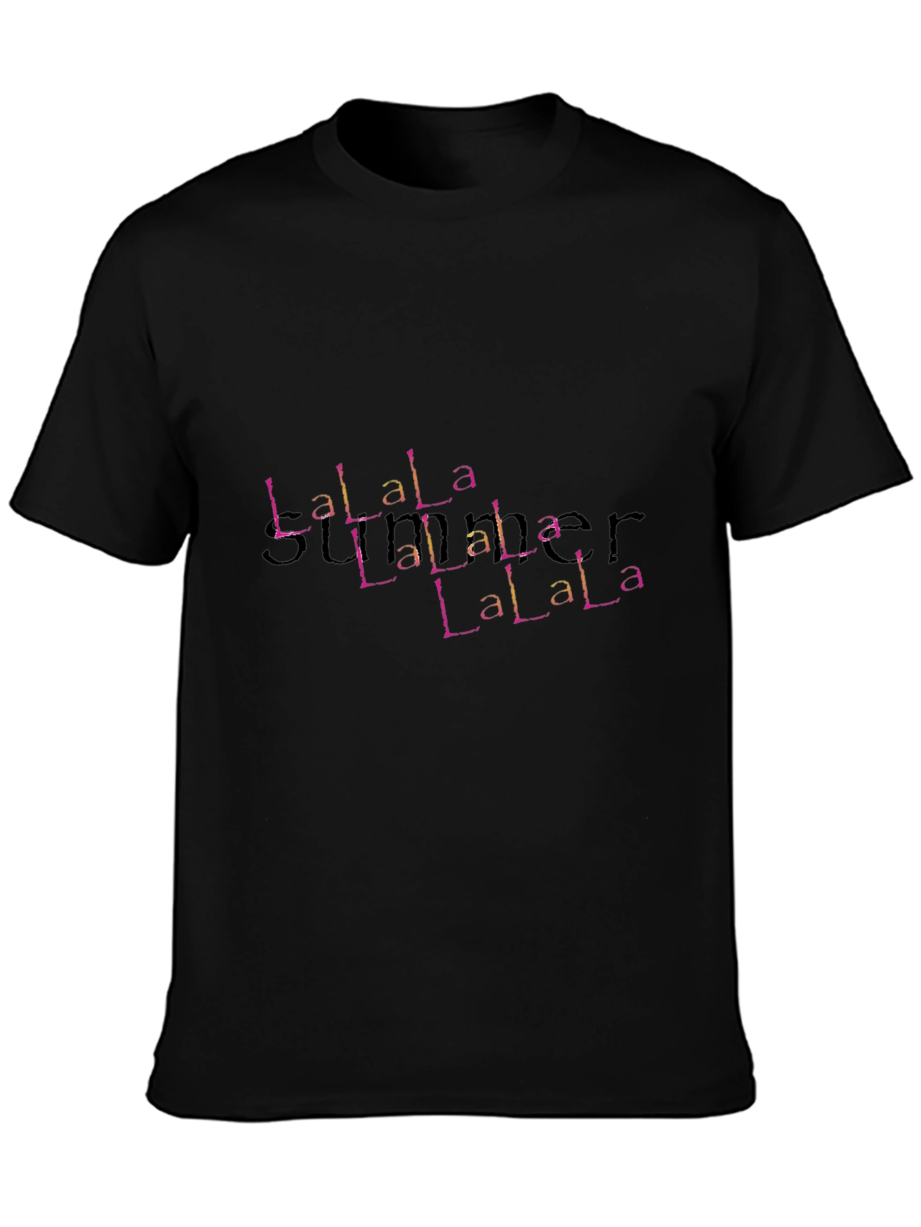 Black LaLaLa Summer Tee view 3