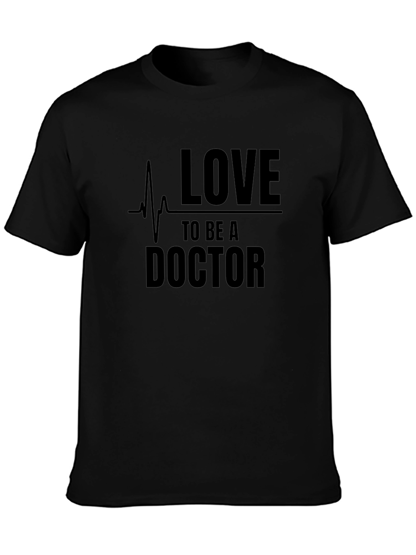 Black Love To Be A Doctor T-Shirt view 3