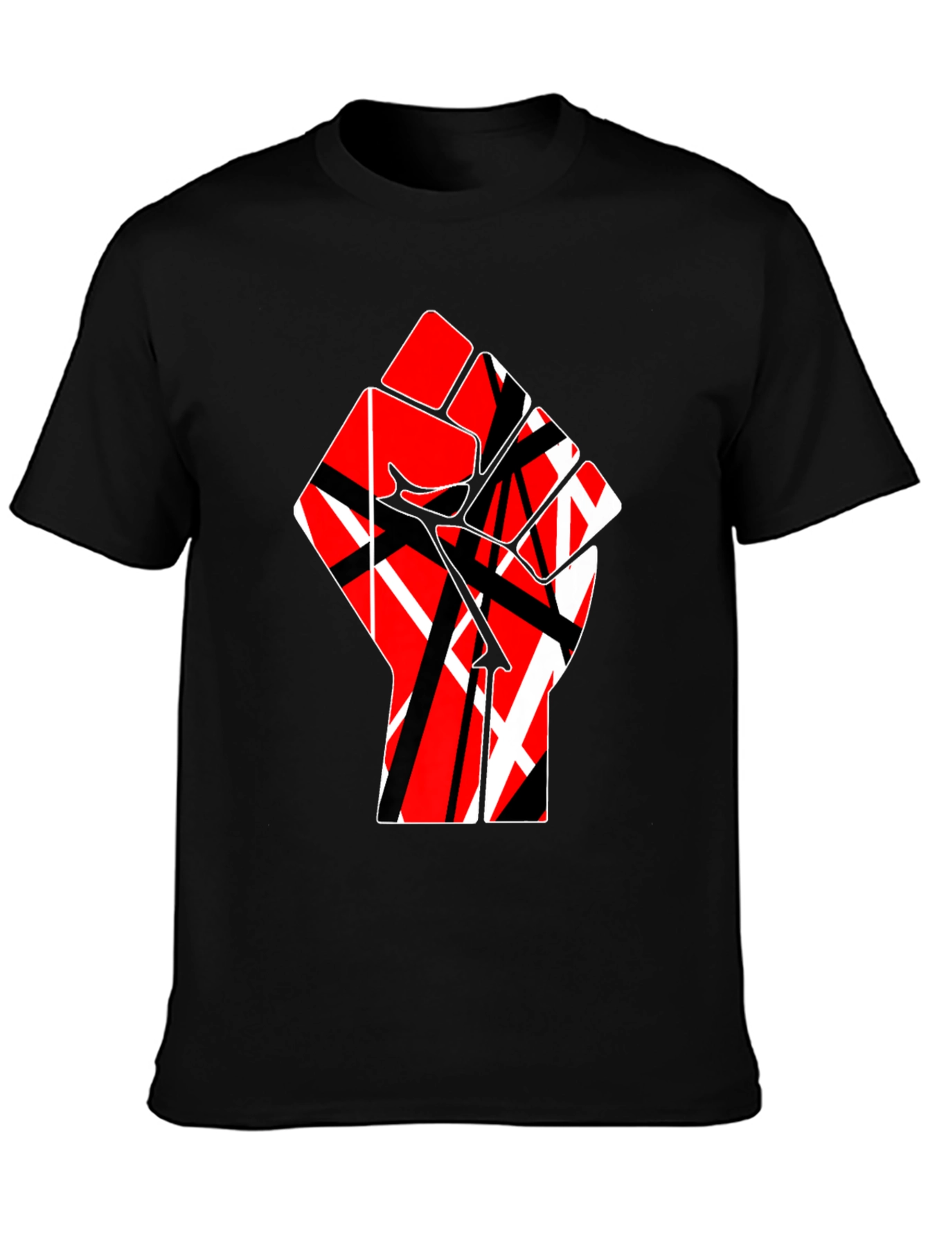 Black Fist Graphic Black T-Shirt view 3