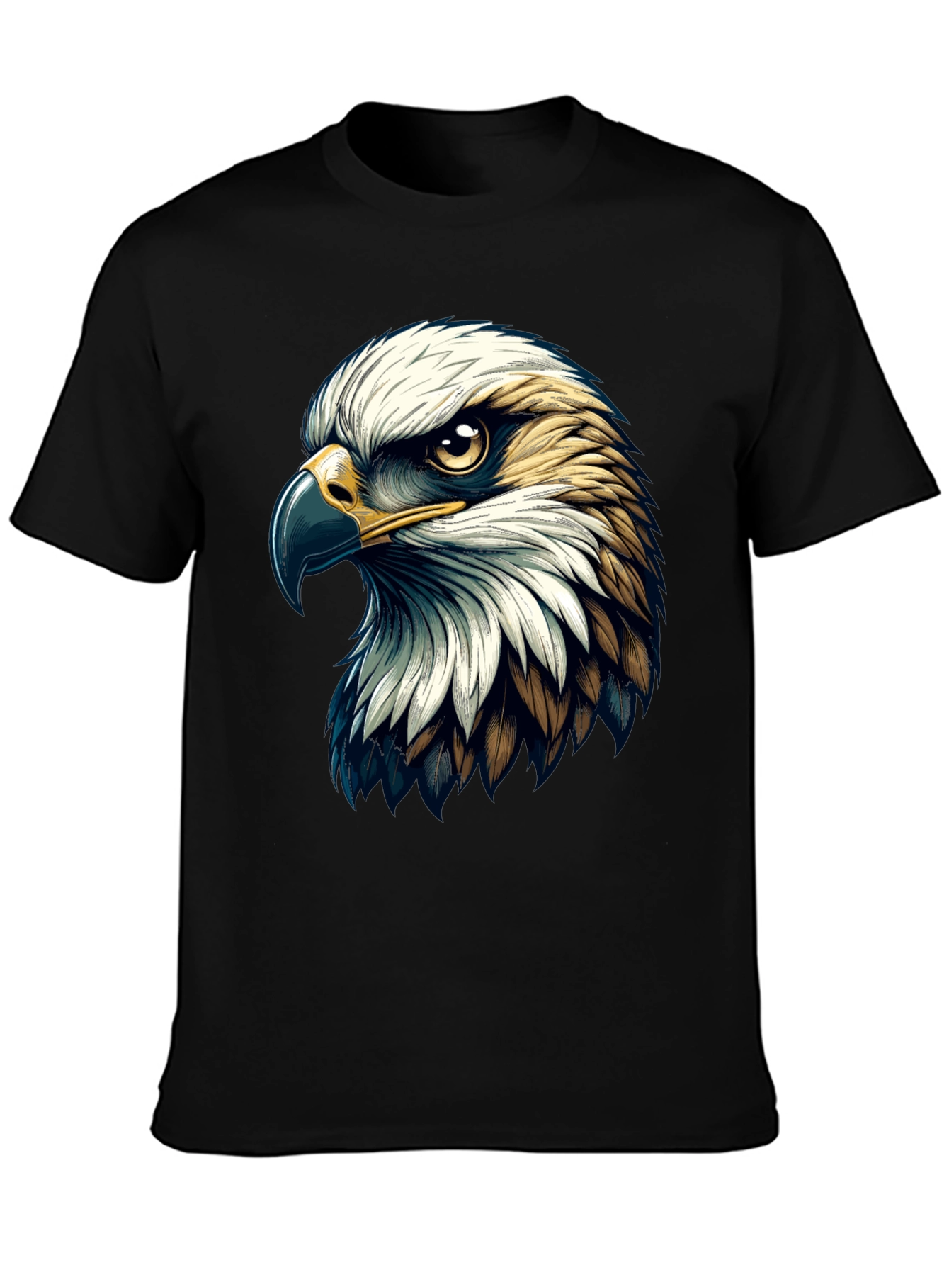 Black Eagle Graphic T-Shirt - Bold Statement Tee view 3