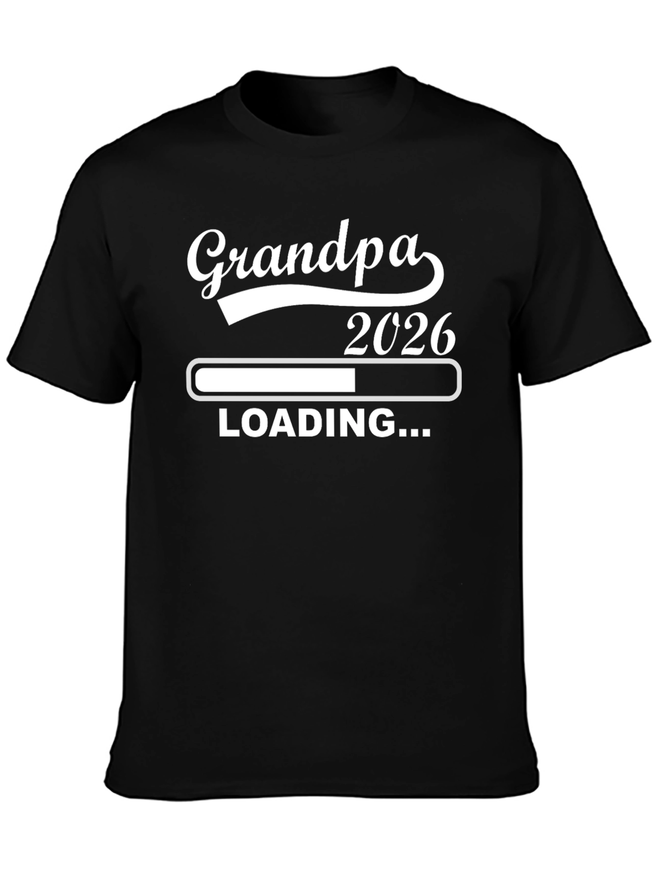 Grandpa 2026 Loading T-Shirt - 3