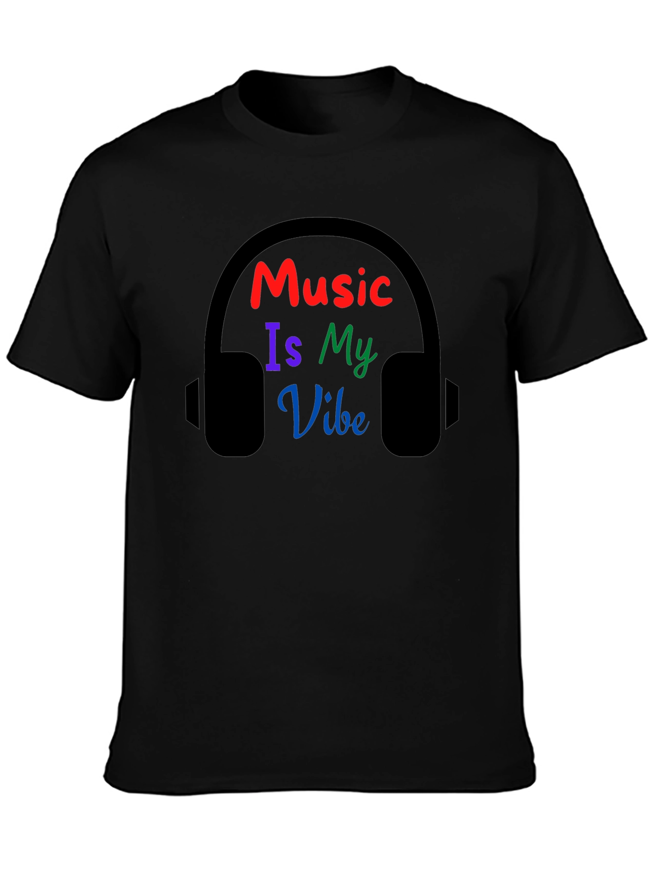 Black Music Is My Vibe Graphic Tee view 3