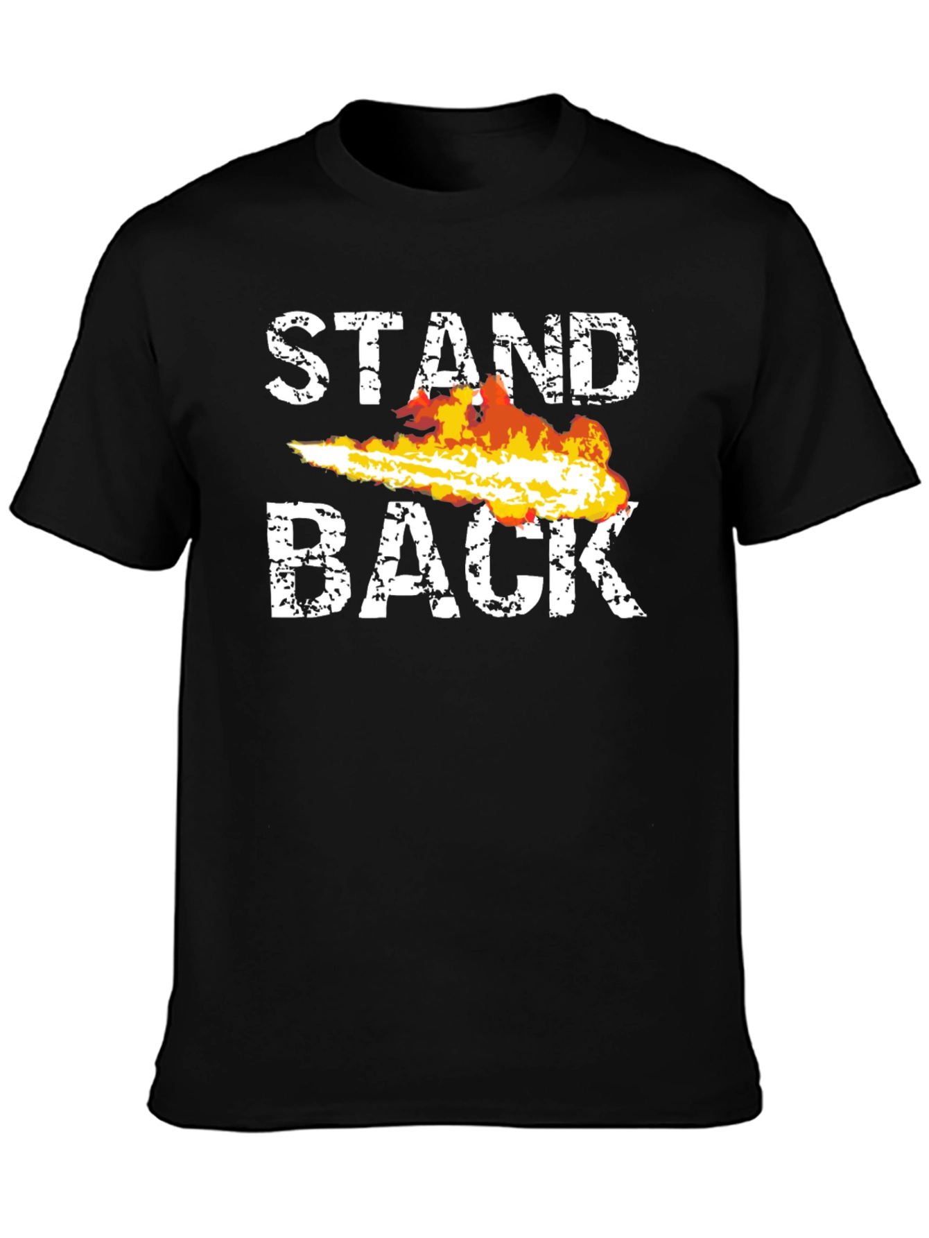 Stand Back Fire T-Shirt - Graphic Tee - 3