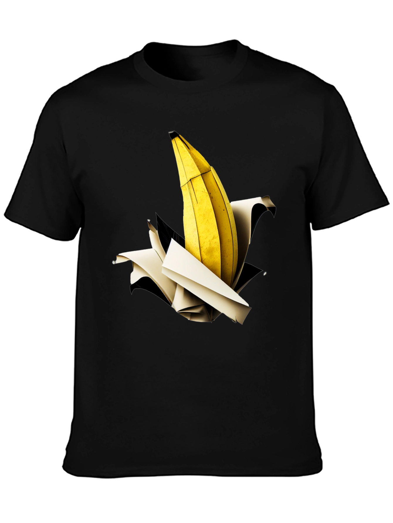 Black Banana Explosion Graphic Tee - Unique Print view 3