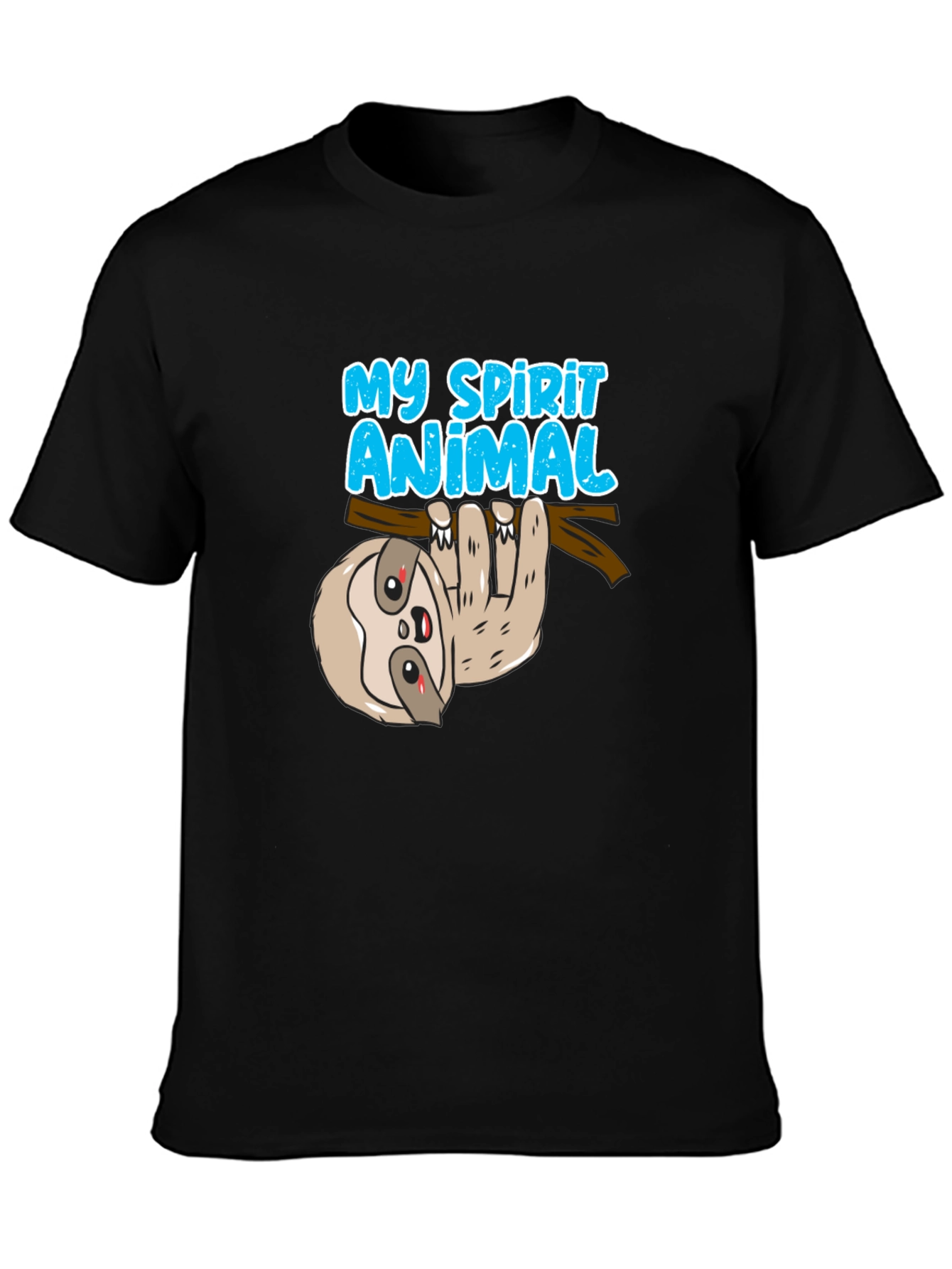 My Spirit Animal Sloth T-Shirt - Soft Cotton Tee - 3