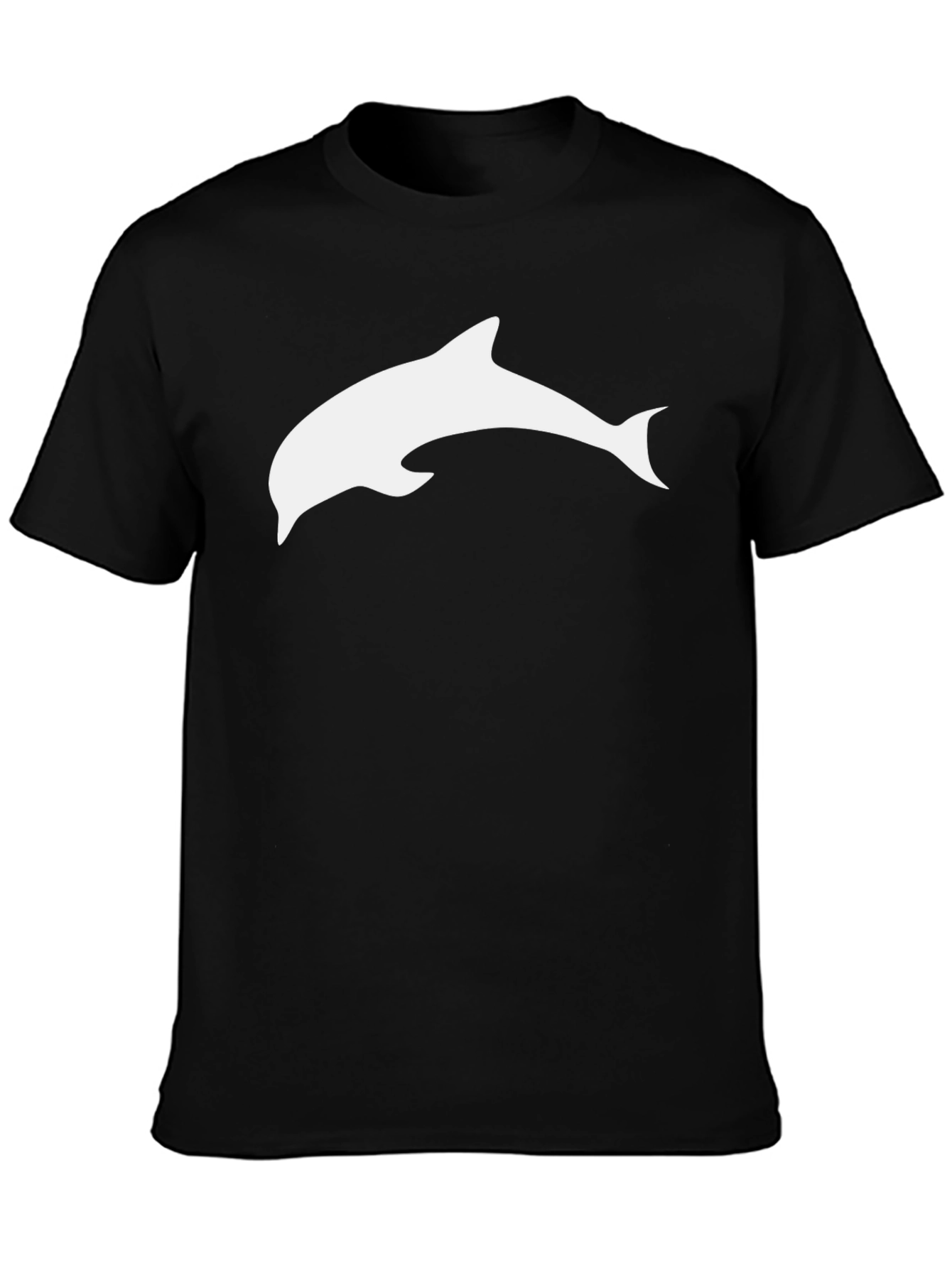 Black Black Dolphin T-Shirt - Casual Style view 3