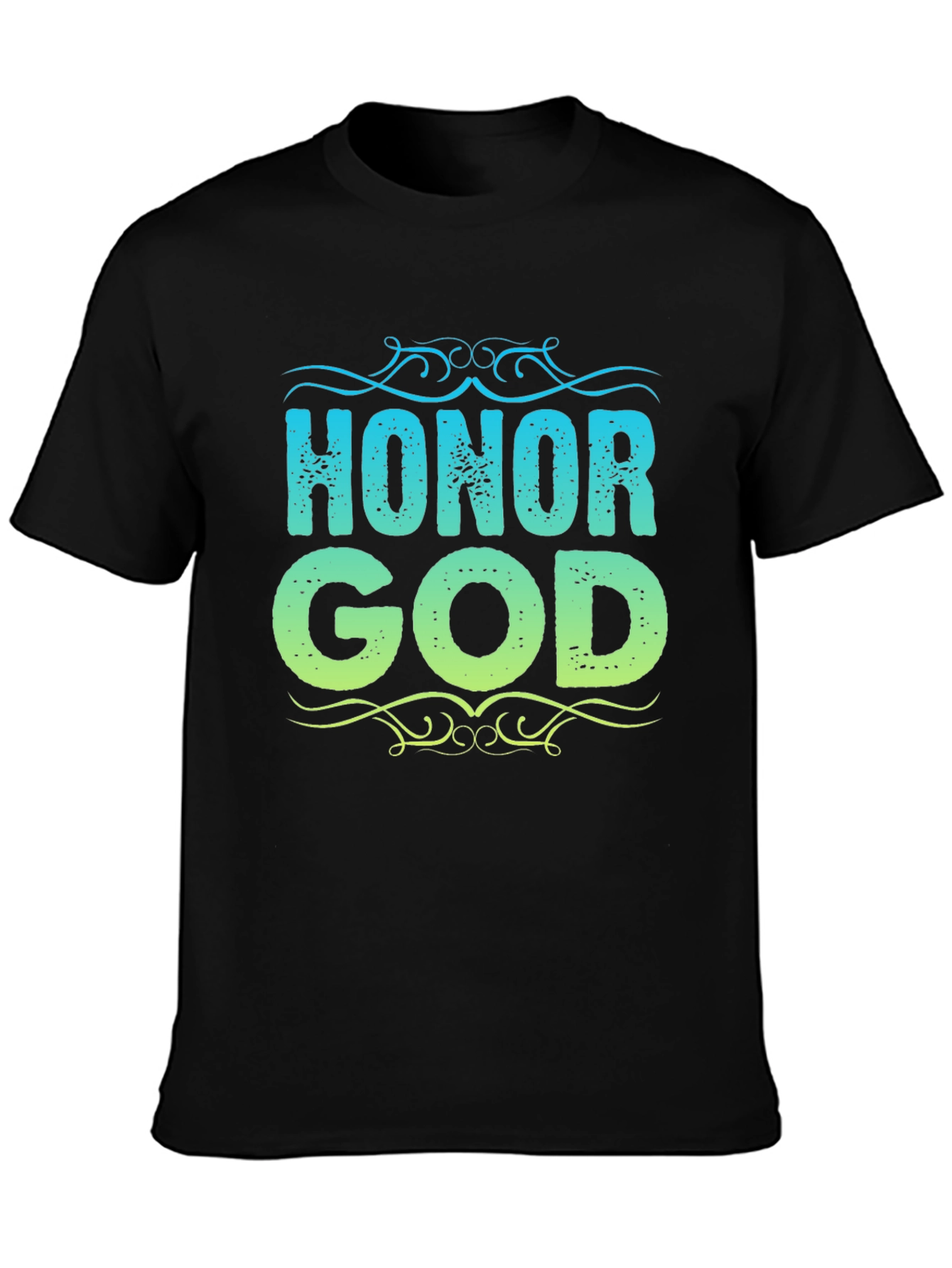 Honor God Graphic Tee - Stylish Christian Apparel - 3