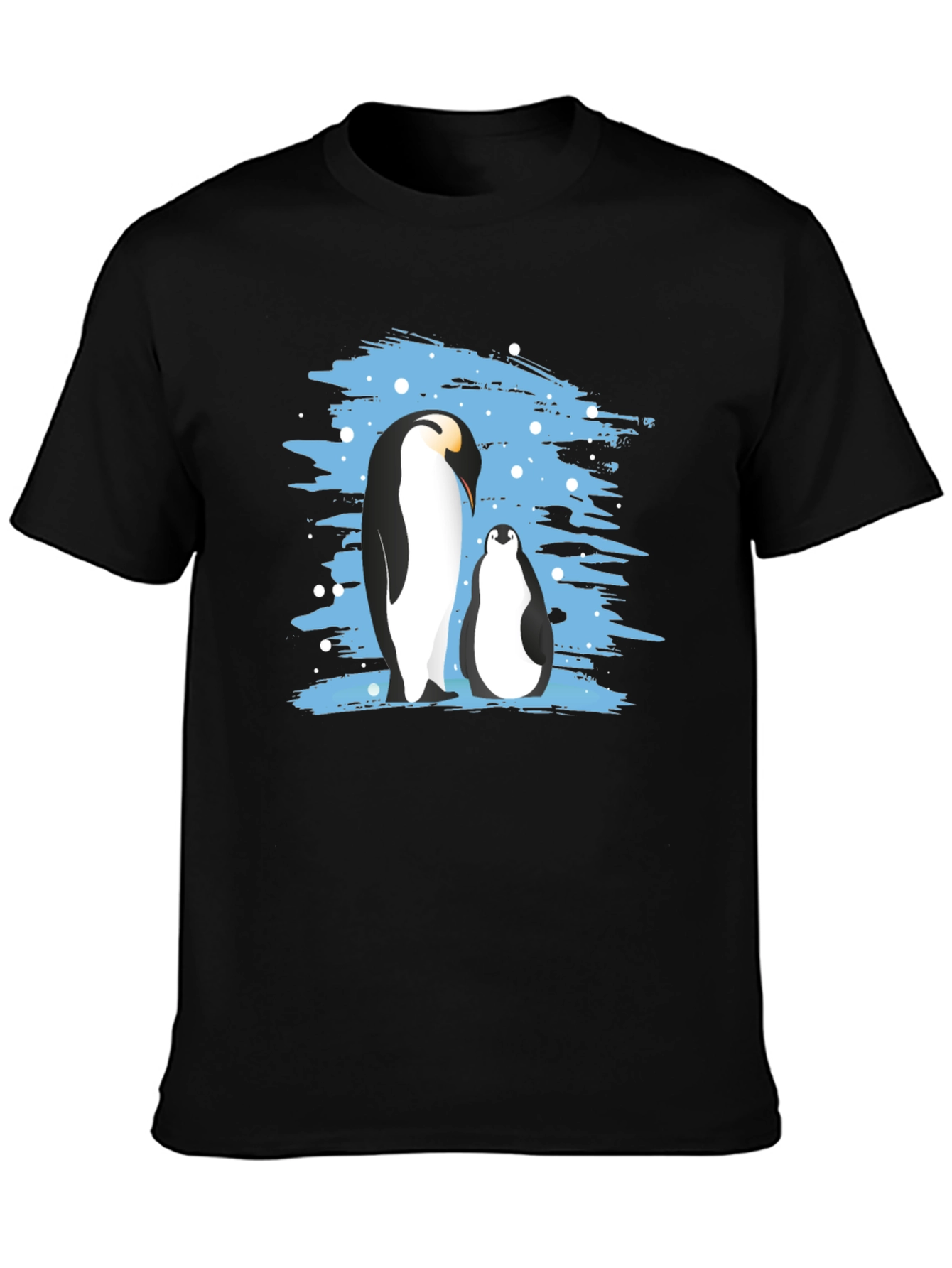 Black Penguin Family Graphic Tee - Unisex view 3
