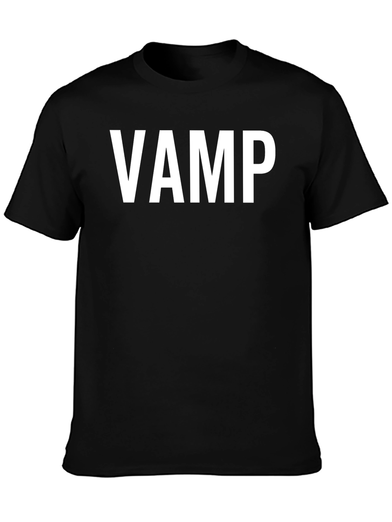 Black Vamp T-Shirt - Bold Graphic Tee view 3