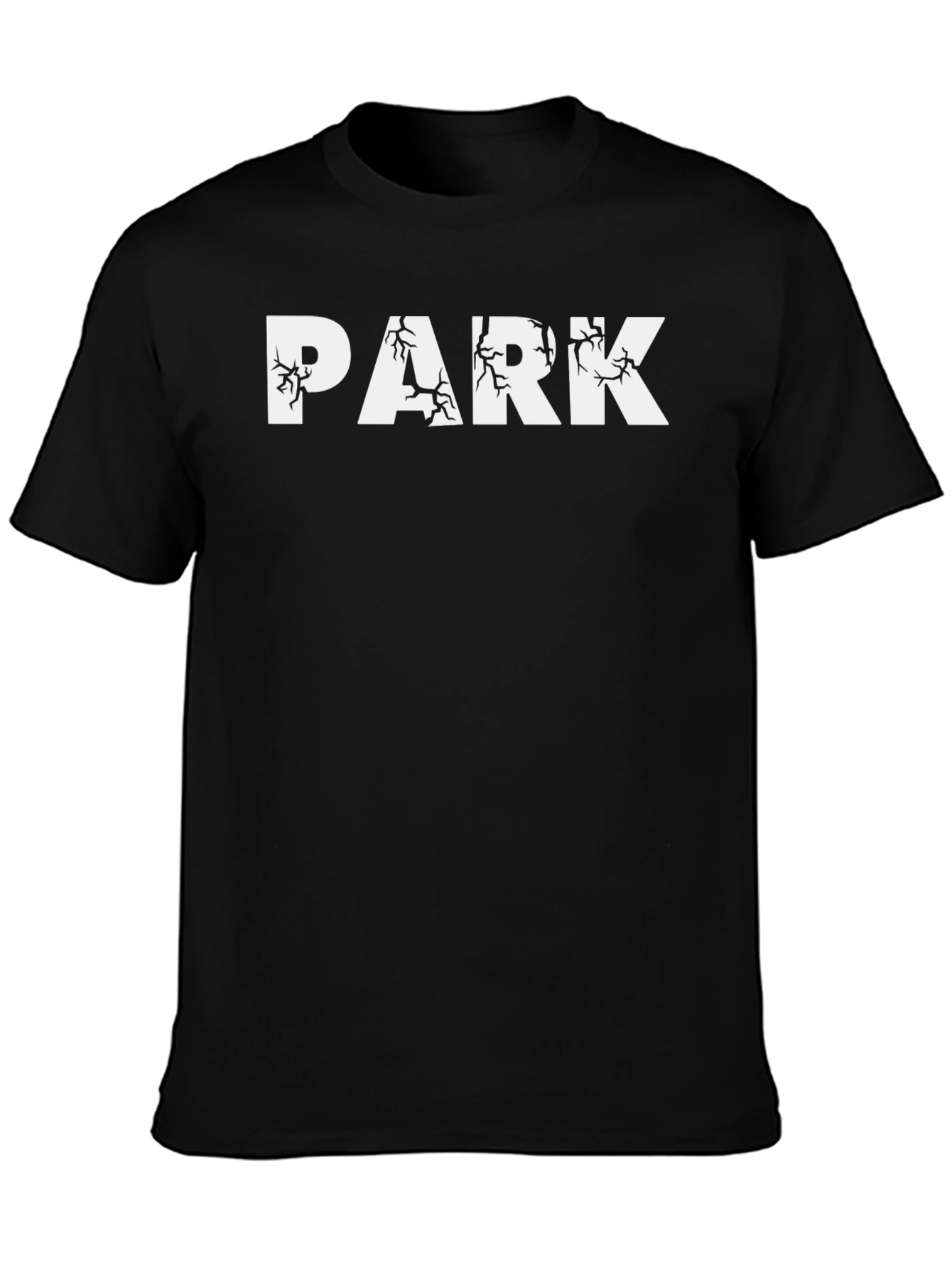 Black Park Graphic T-Shirt - Black Cotton Tee view 3