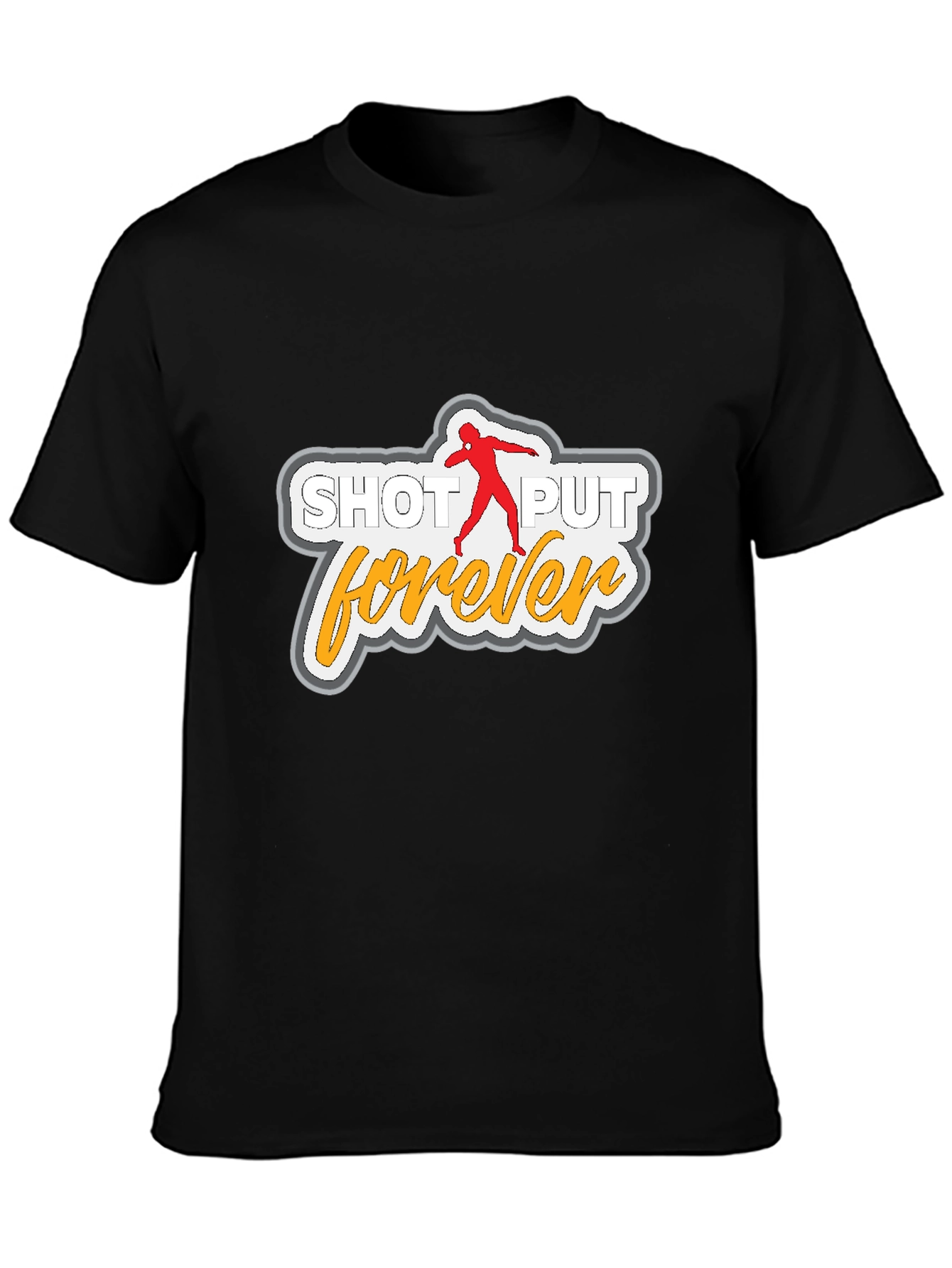 Black Shot Put Forever T-Shirt Black view 3