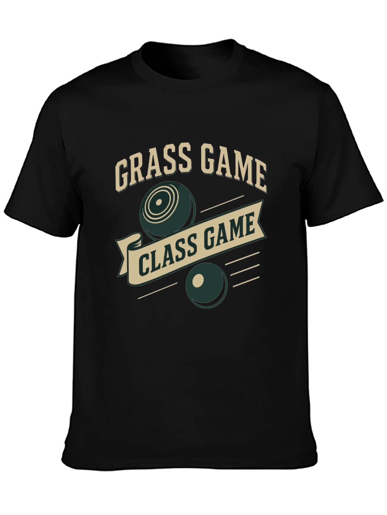 Black Grass Game Class Game Graphic Tee view 3