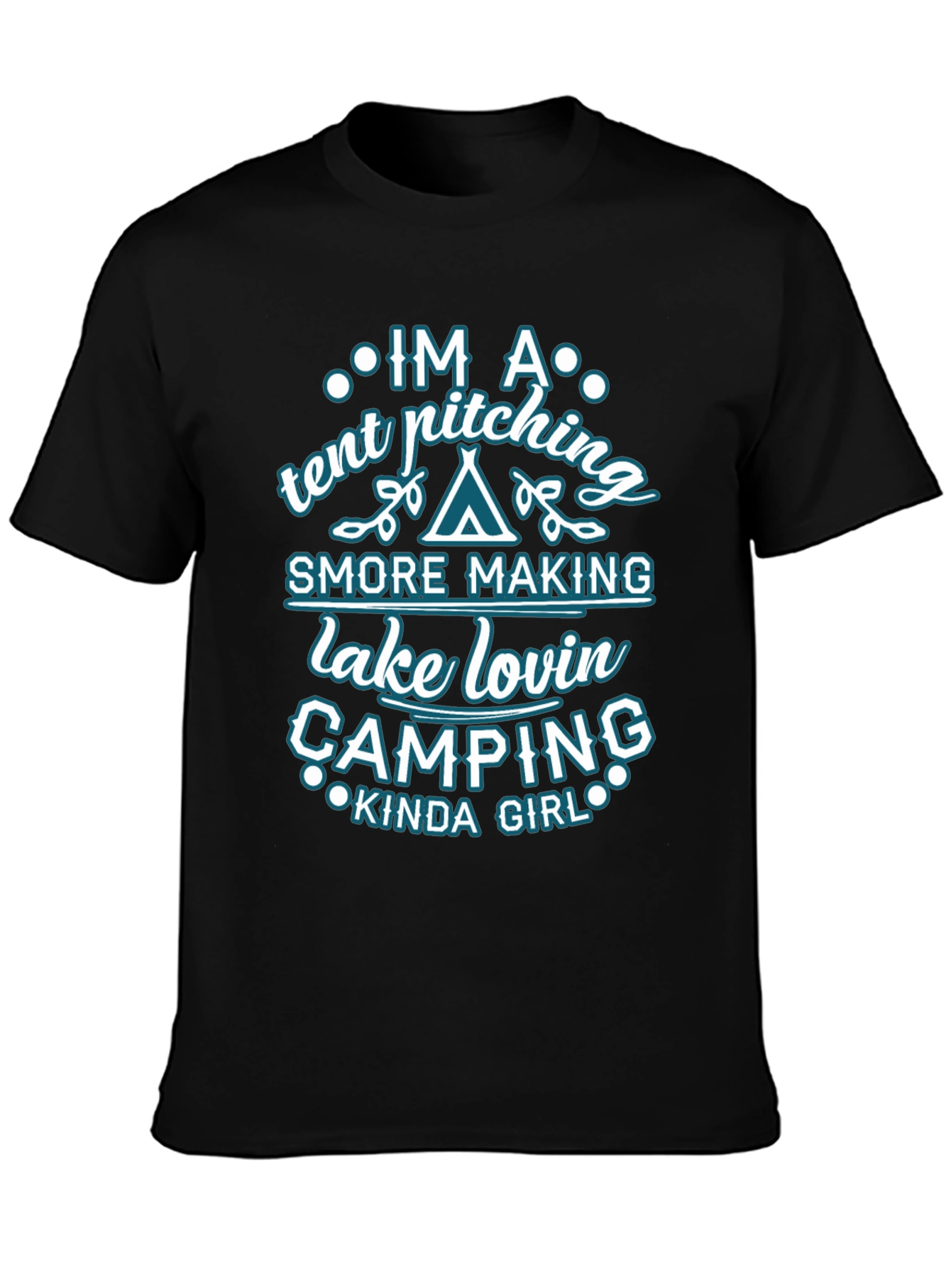 Camping Kinda Girl Graphic T-Shirt - 3