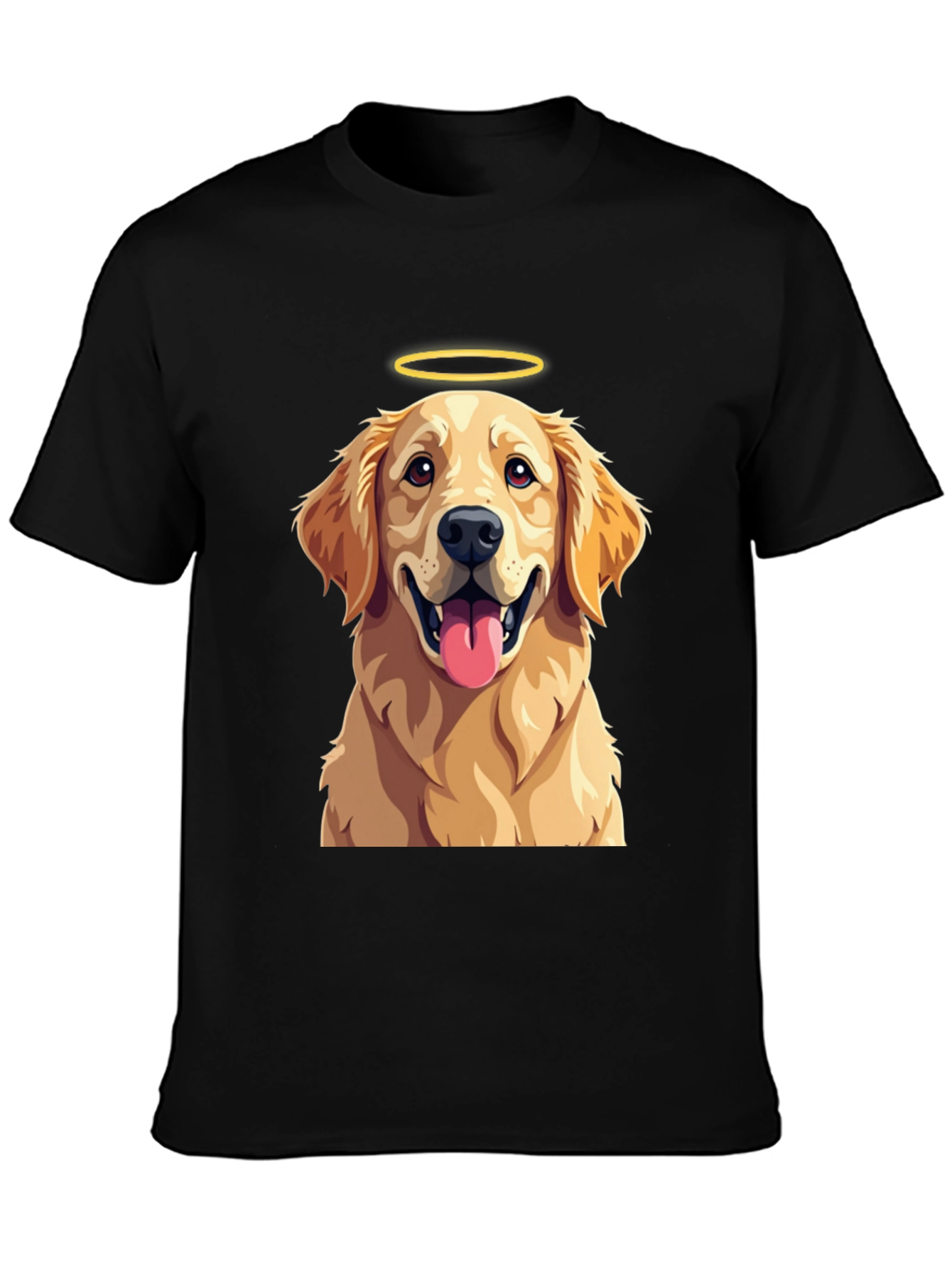 Angel Golden Retriever T-Shirt - Cute Dog Tee - 3
