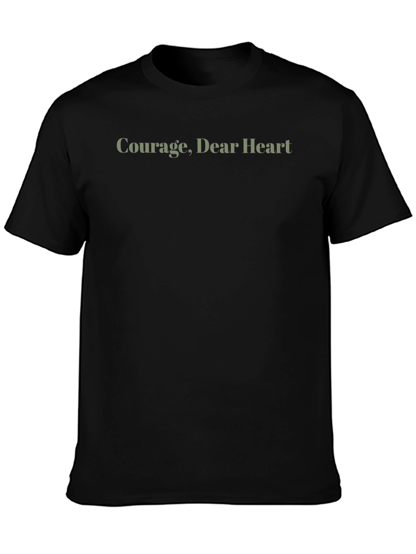 Black Courage, Dear Heart T-Shirt view 3
