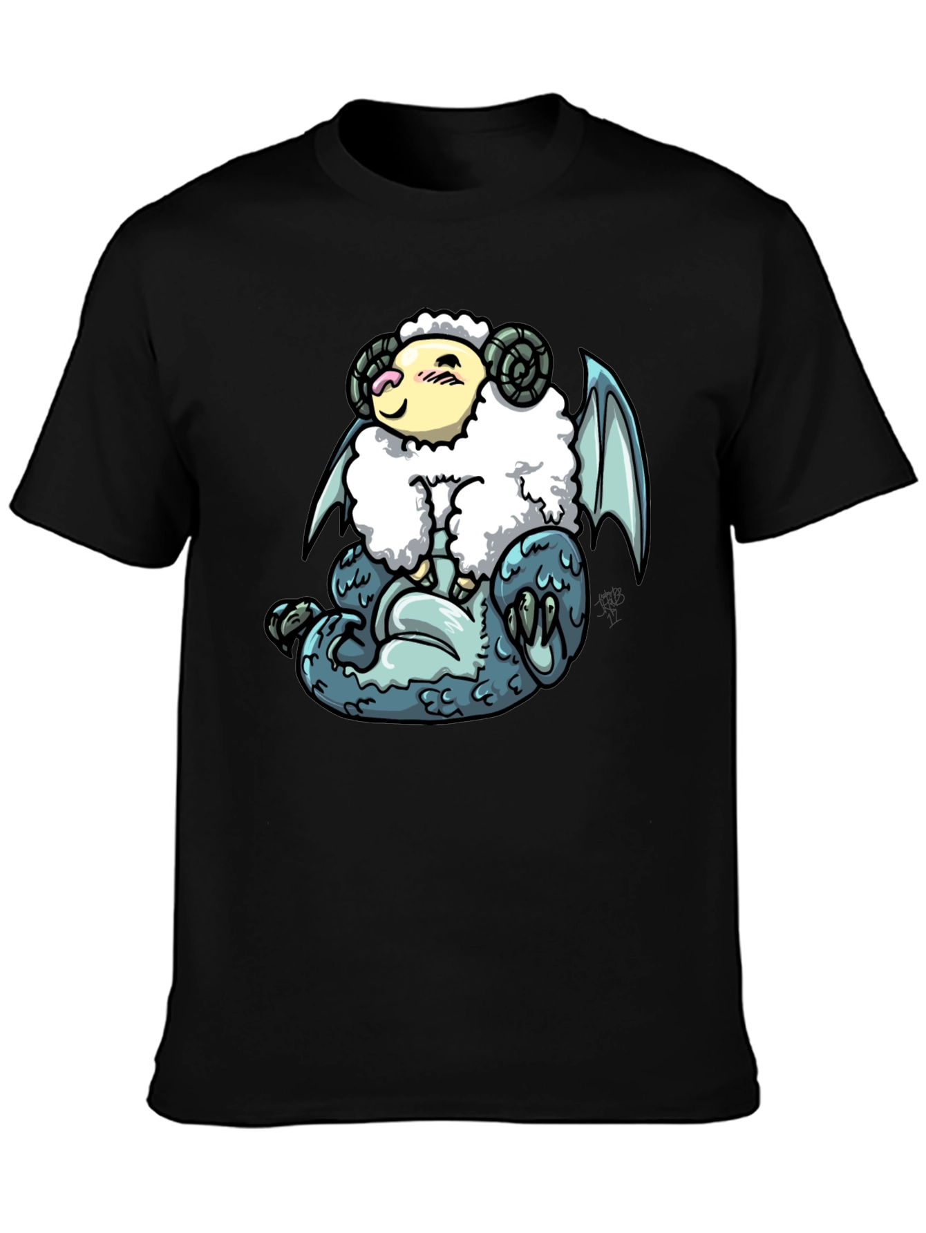 Black Sheep Dragon Graphic Tee view 3