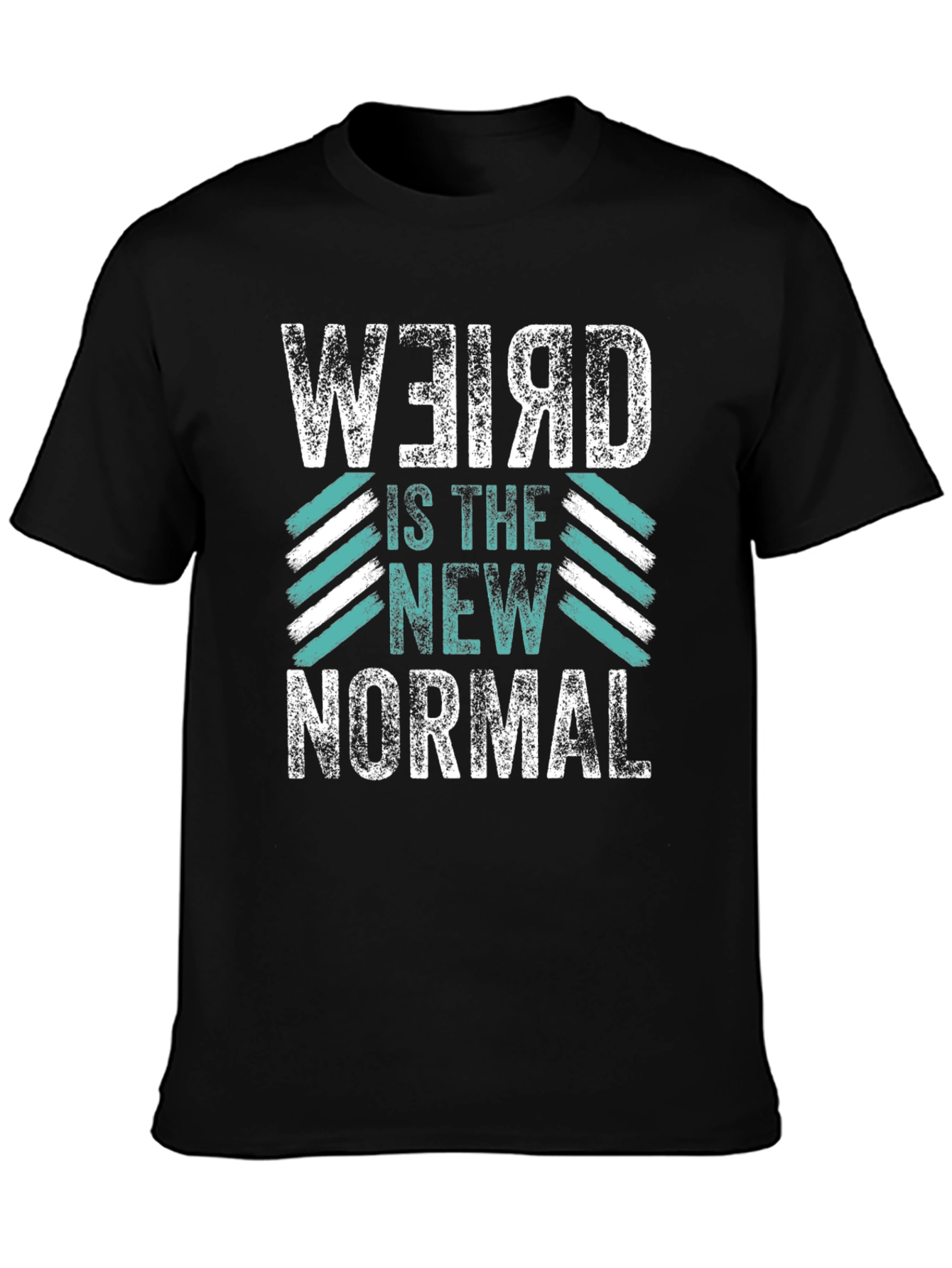 Black Weird is the New Normal Graphic Tee view 3