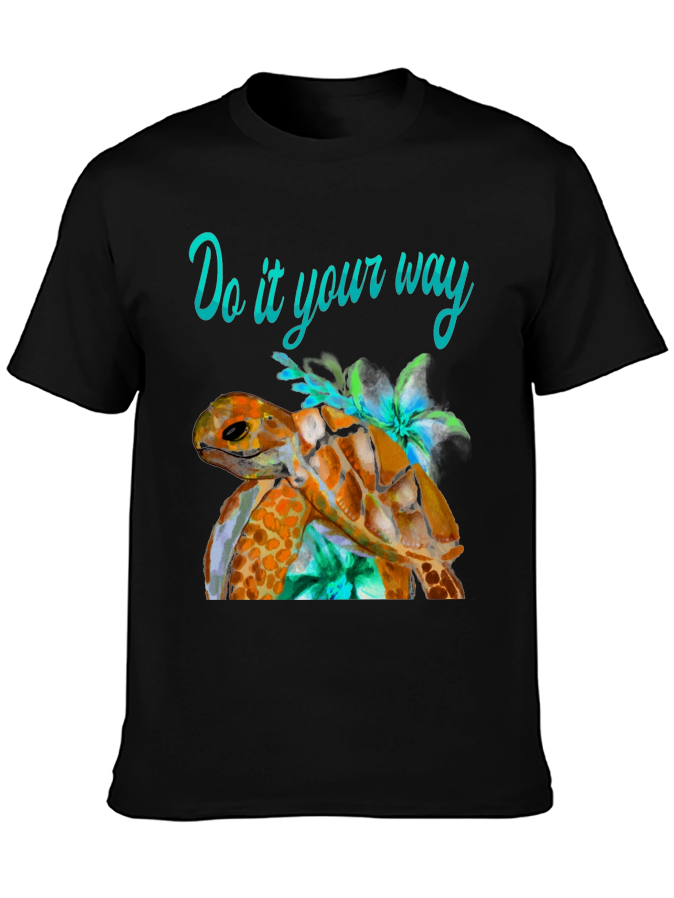 Black Turtle Graphic Tee - Do It Your Way view 3