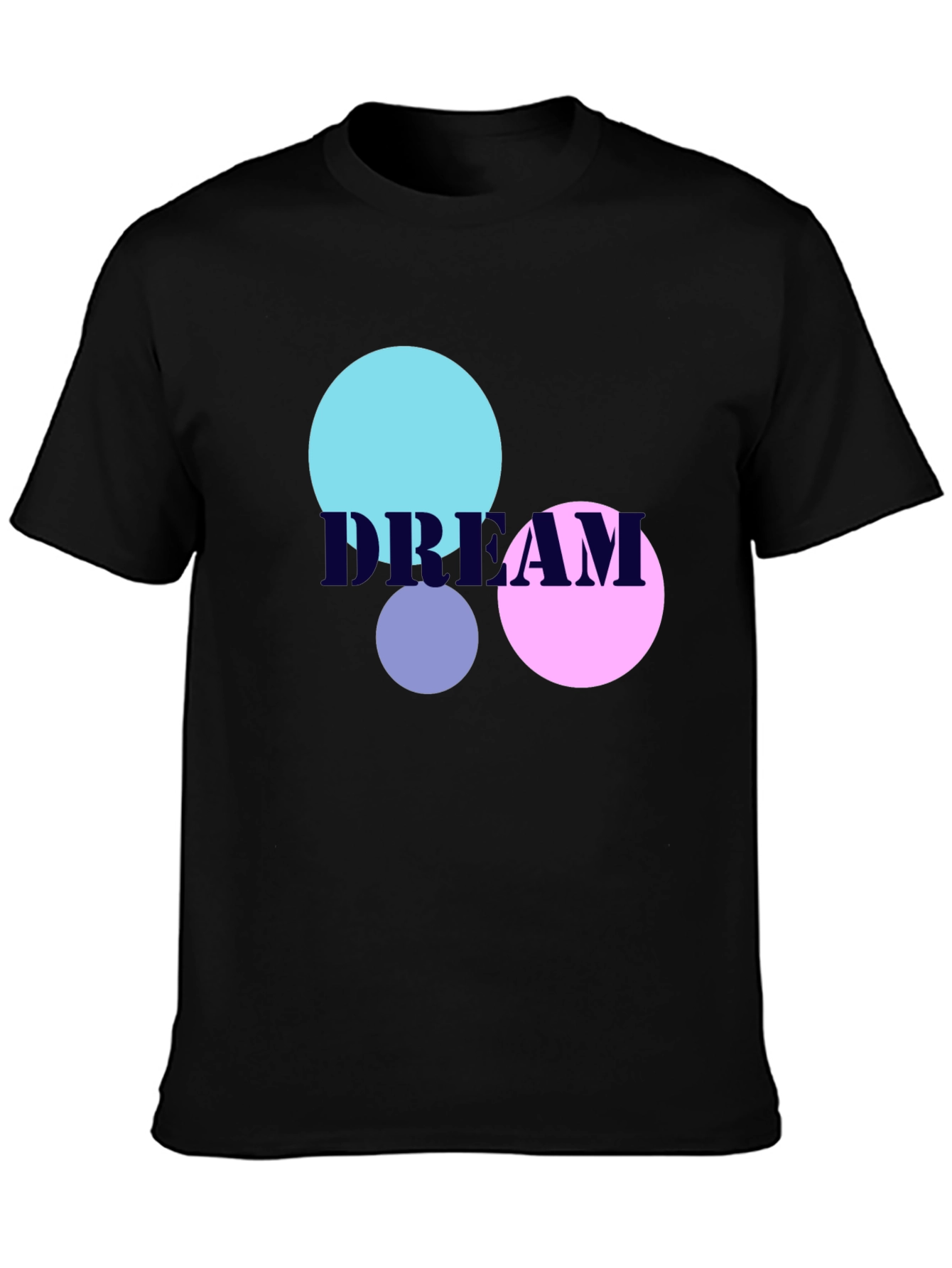 Black Dream Graphic Tee - Stylish Black T-Shirt view 3