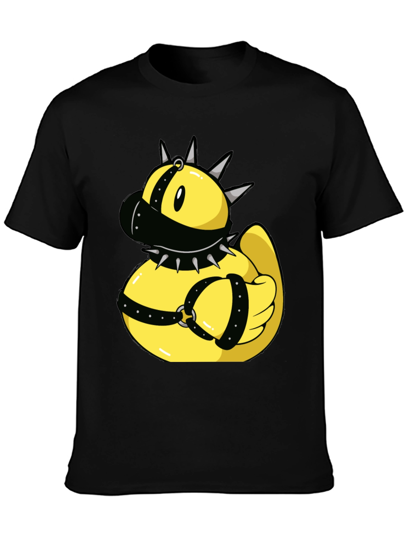 Black Novelty Rubber Duck T-Shirt view 3
