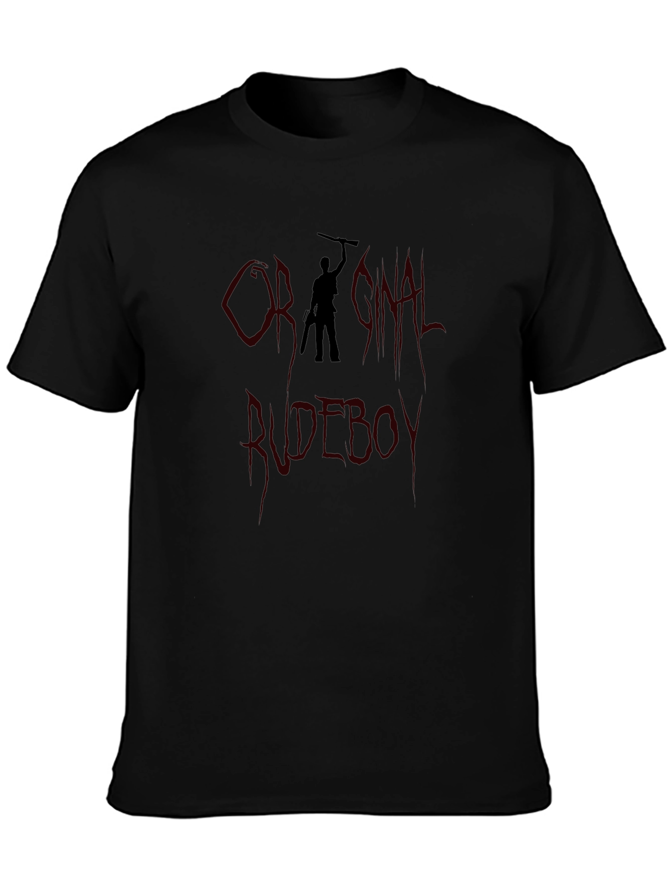 Black Original Rudeboy Black Graphic Tee view 3