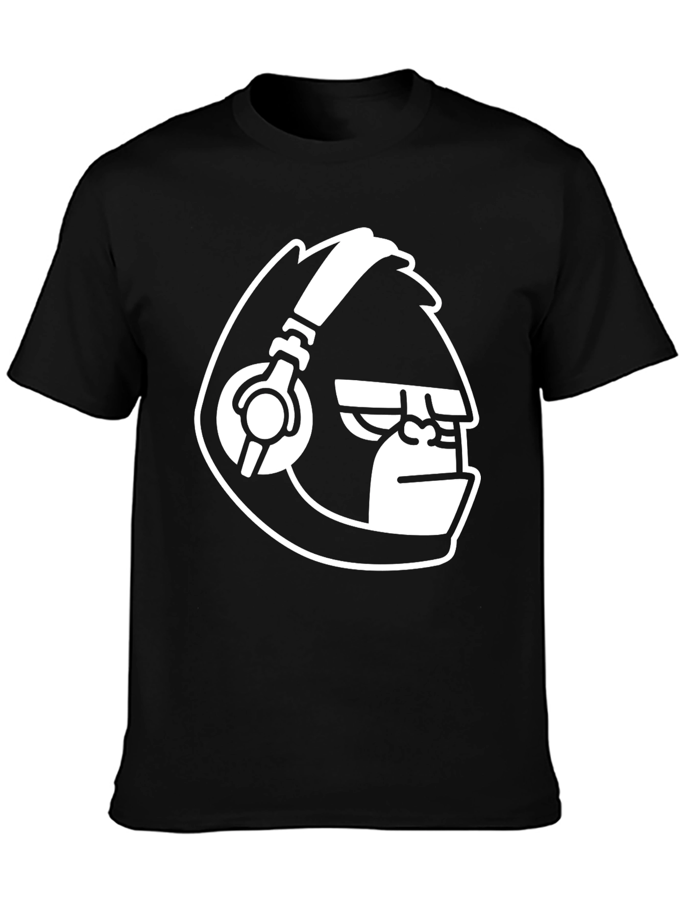 Black Cool Gorilla DJ T-Shirt - Black view 3