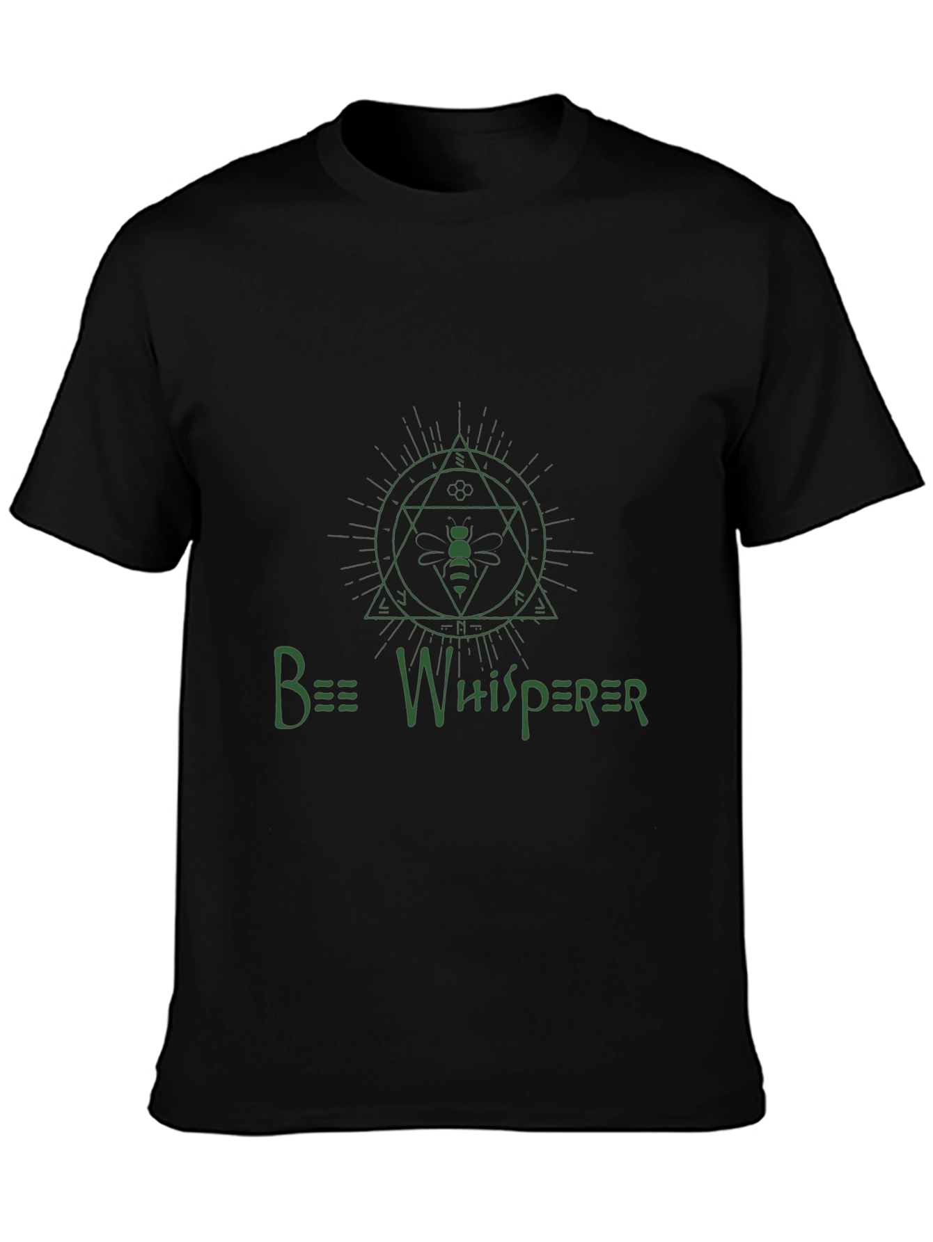 Black Bee Whisperer Graphic T-Shirt view 3