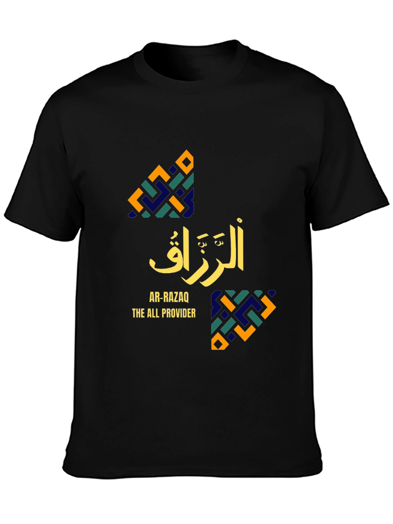 Black Ar-Razaq The All Provider Graphic T-Shirt view 3