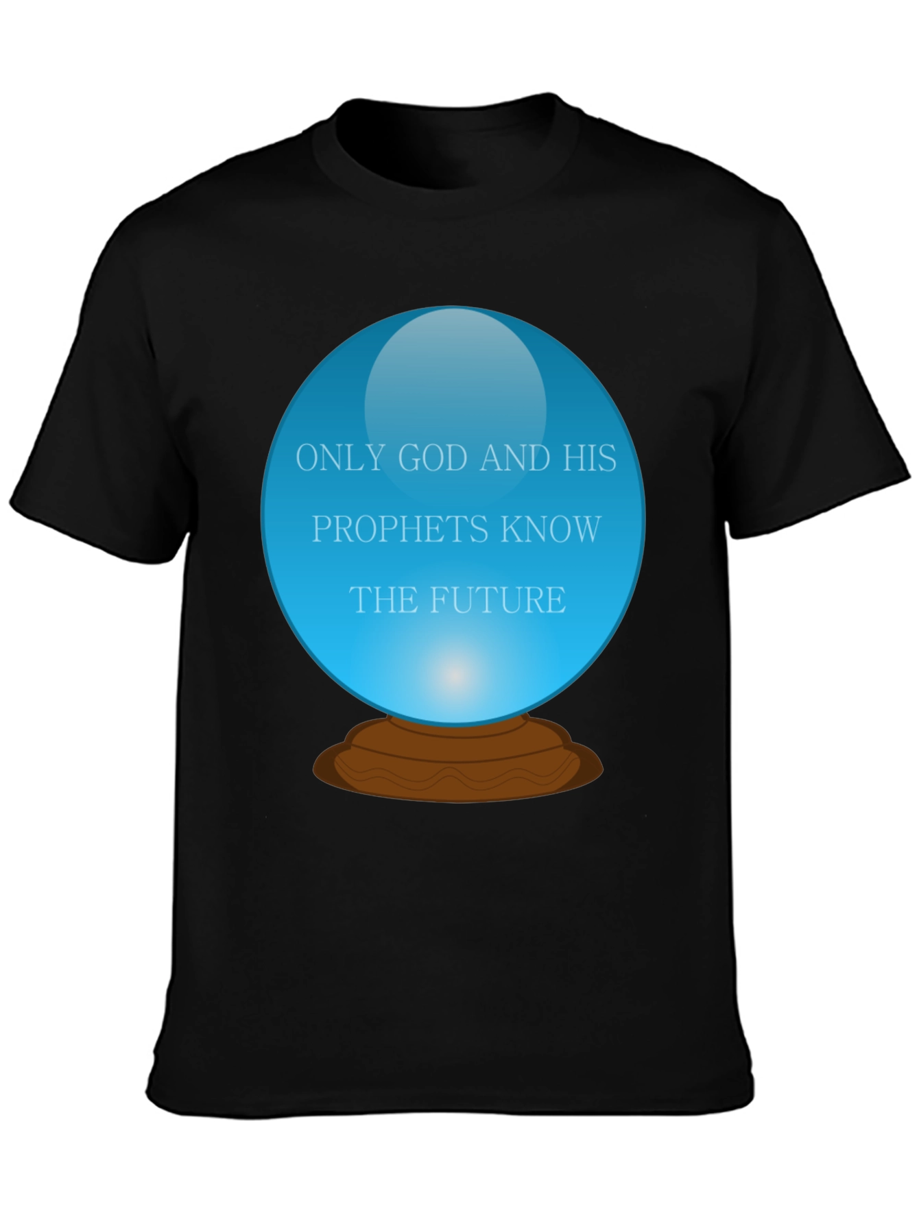 Black Mystic Future T-Shirt: Only God and His Prophets Know view 3