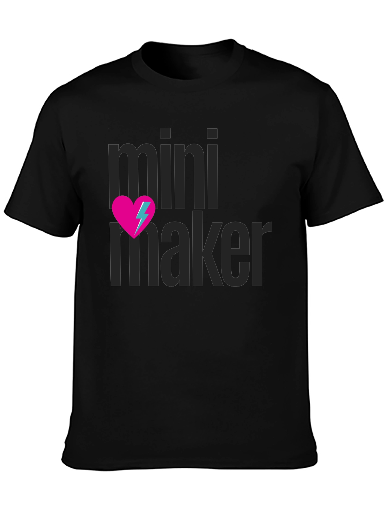 Black Mini Maker Graphic T-Shirt view 3