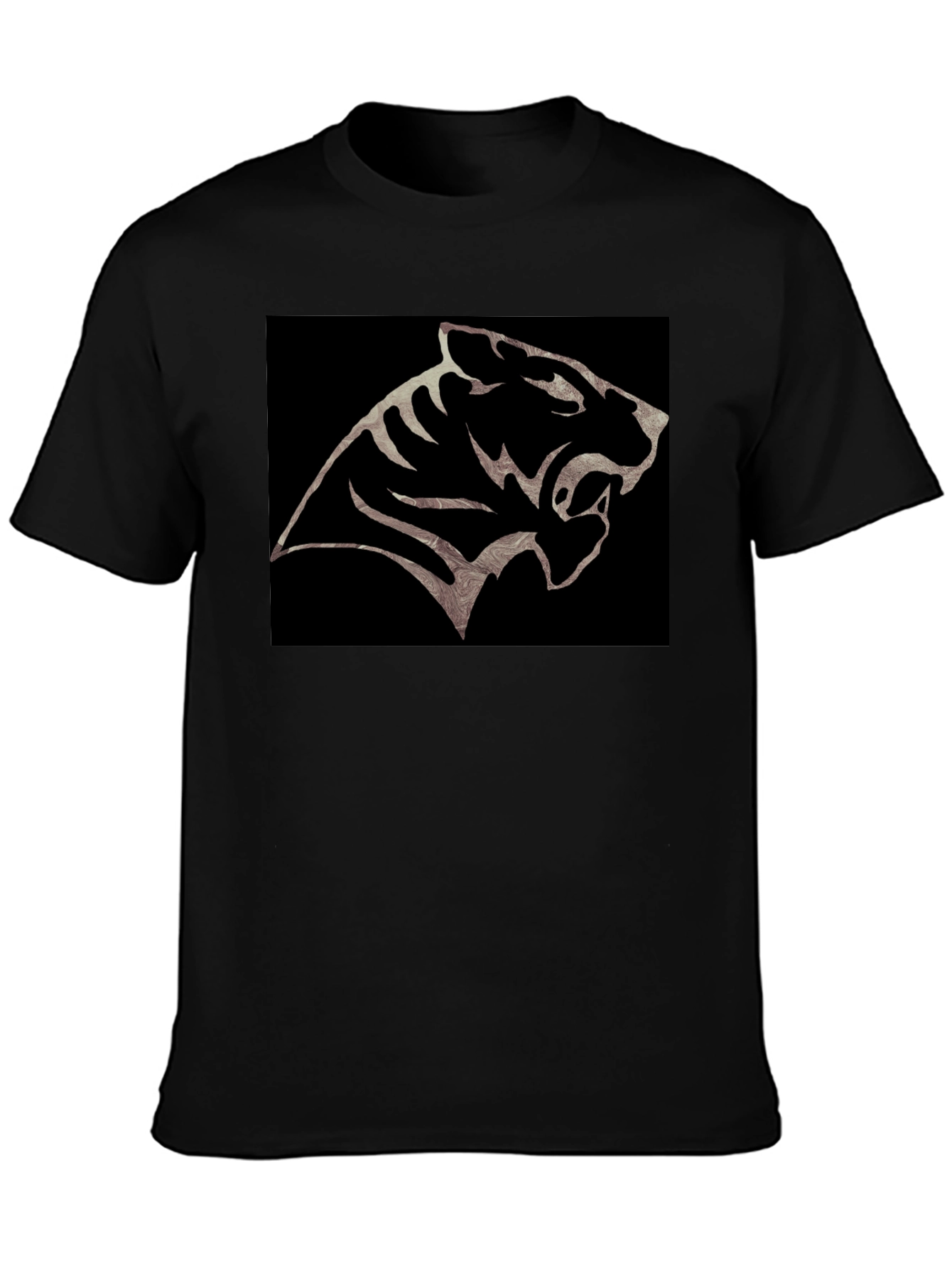 Black Black Tiger Graphic Tee - Fierce Style view 3