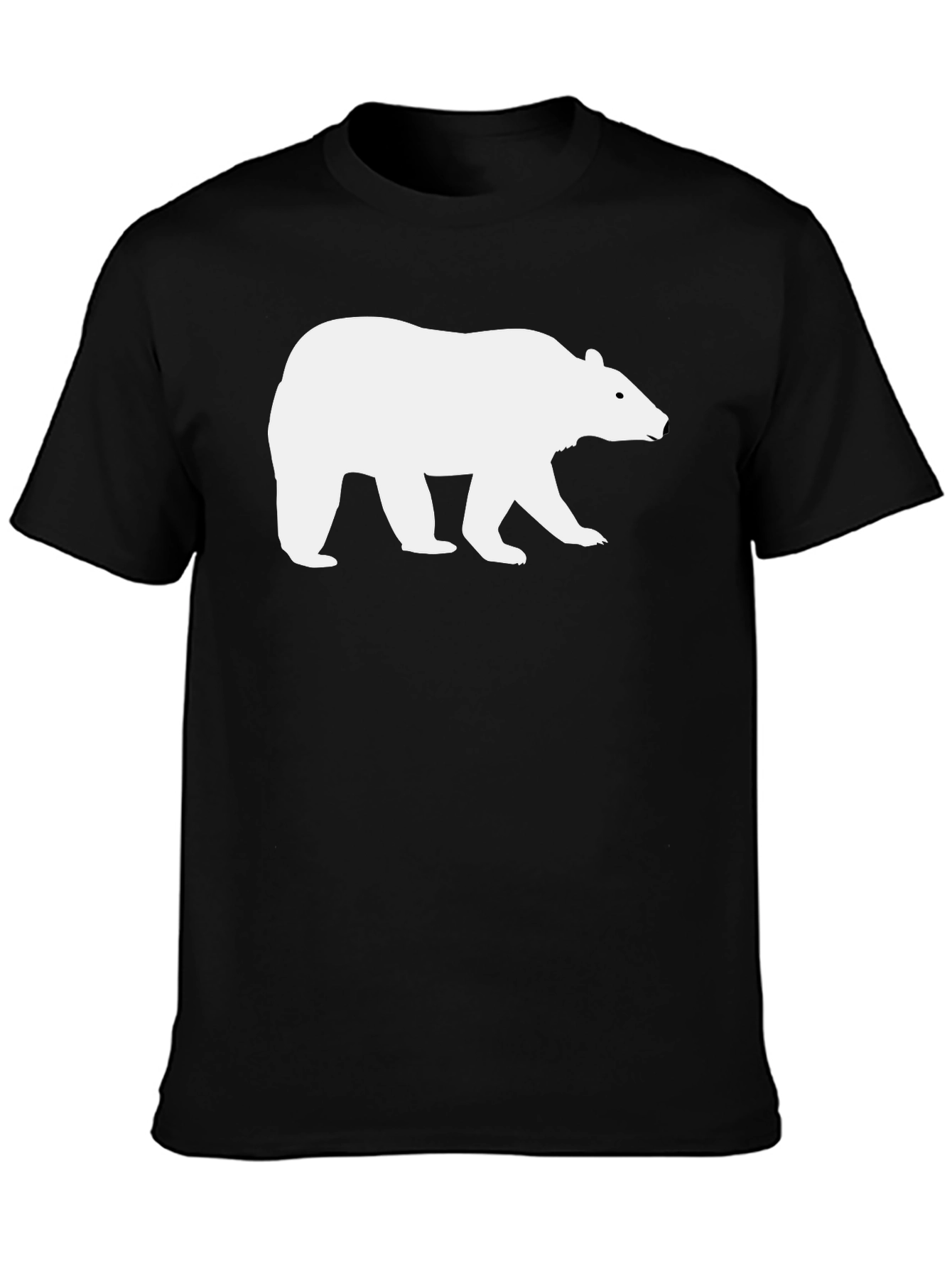 Black Black Bear Graphic Tee - Animal Lover T-Shirt view 3