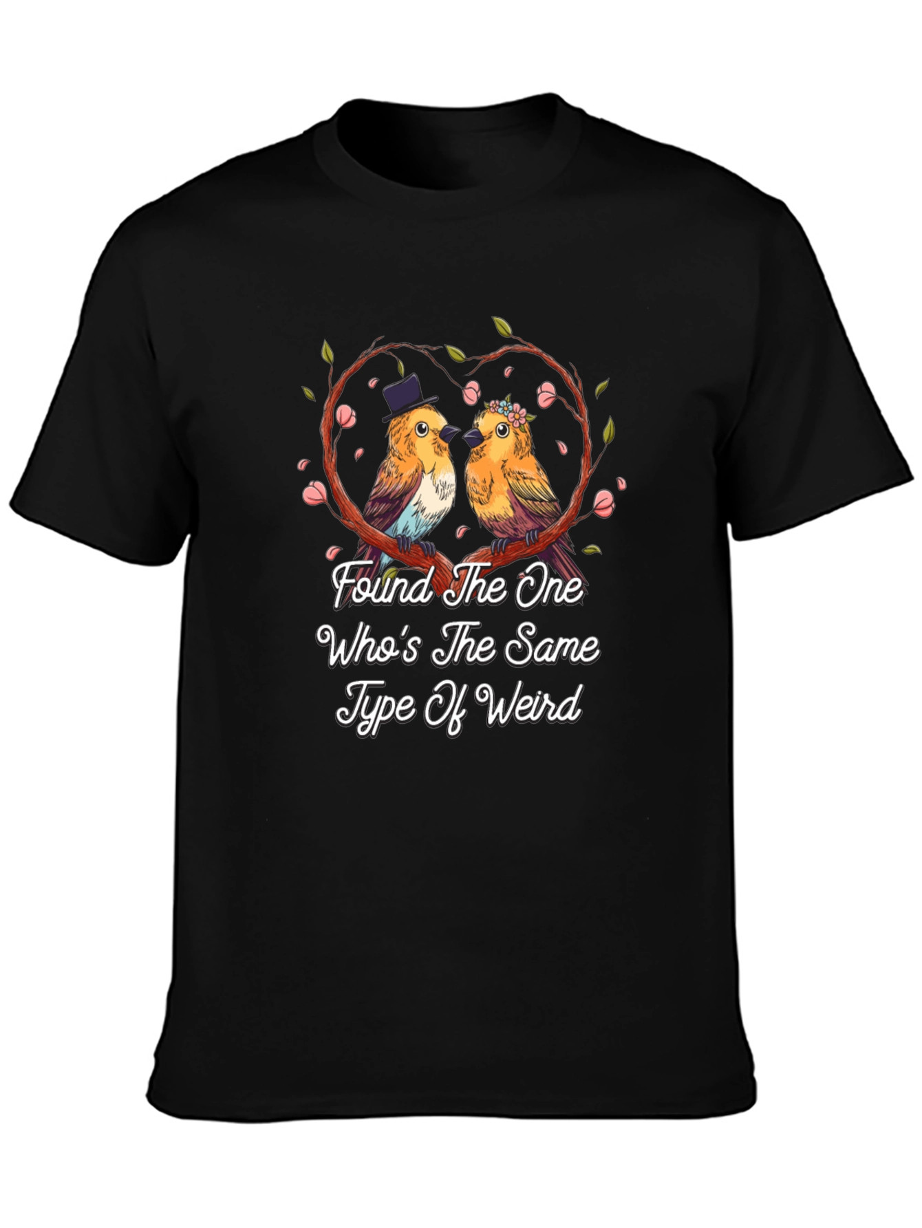 Black Found The One Bird Lover T-Shirt view 3