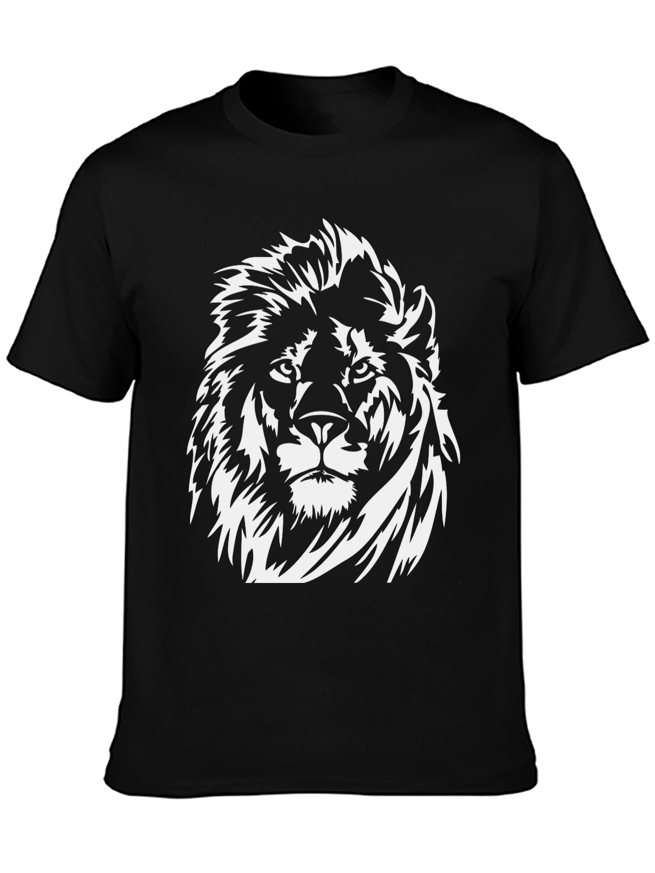 Black Black Lion Graphic Tee view 3