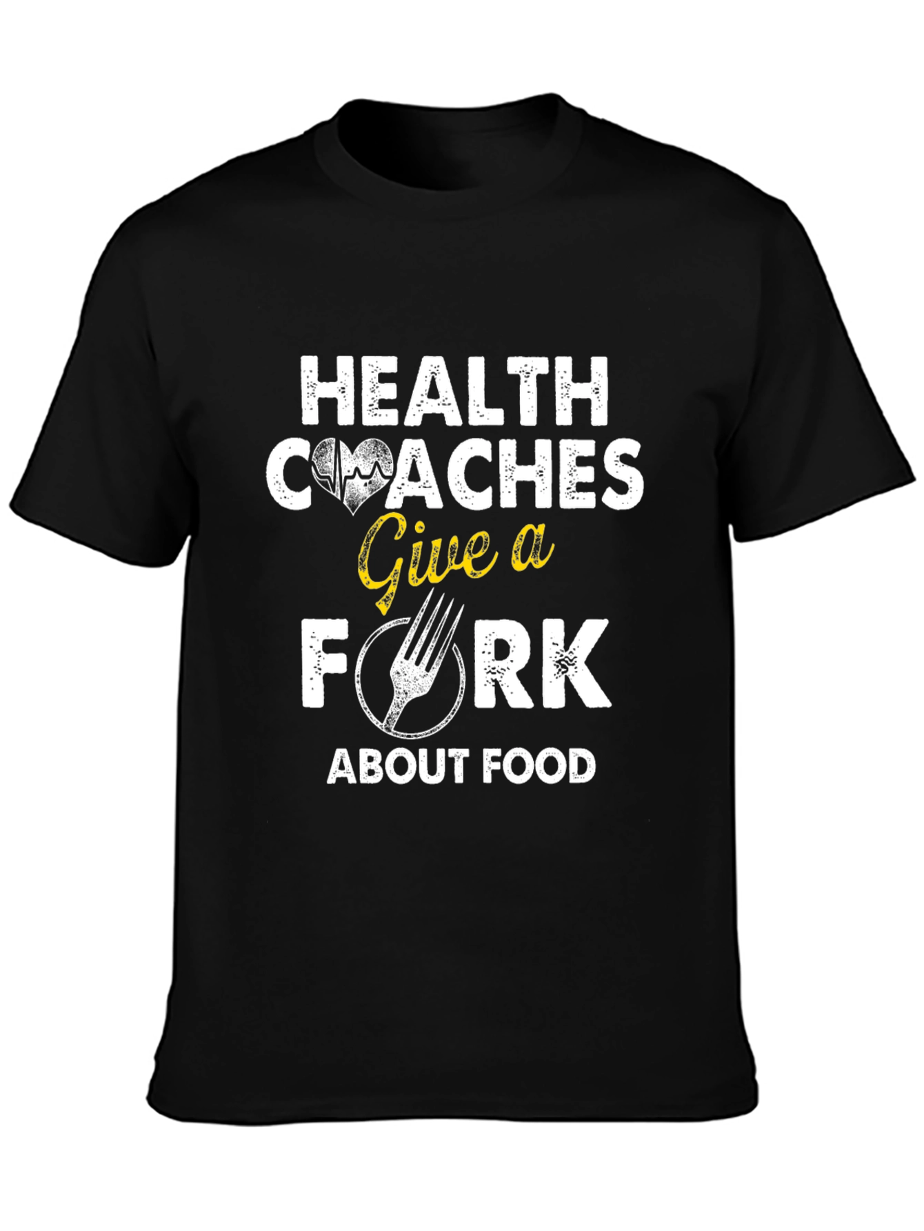 Black Health Coaches Give a Fork T-Shirt view 3