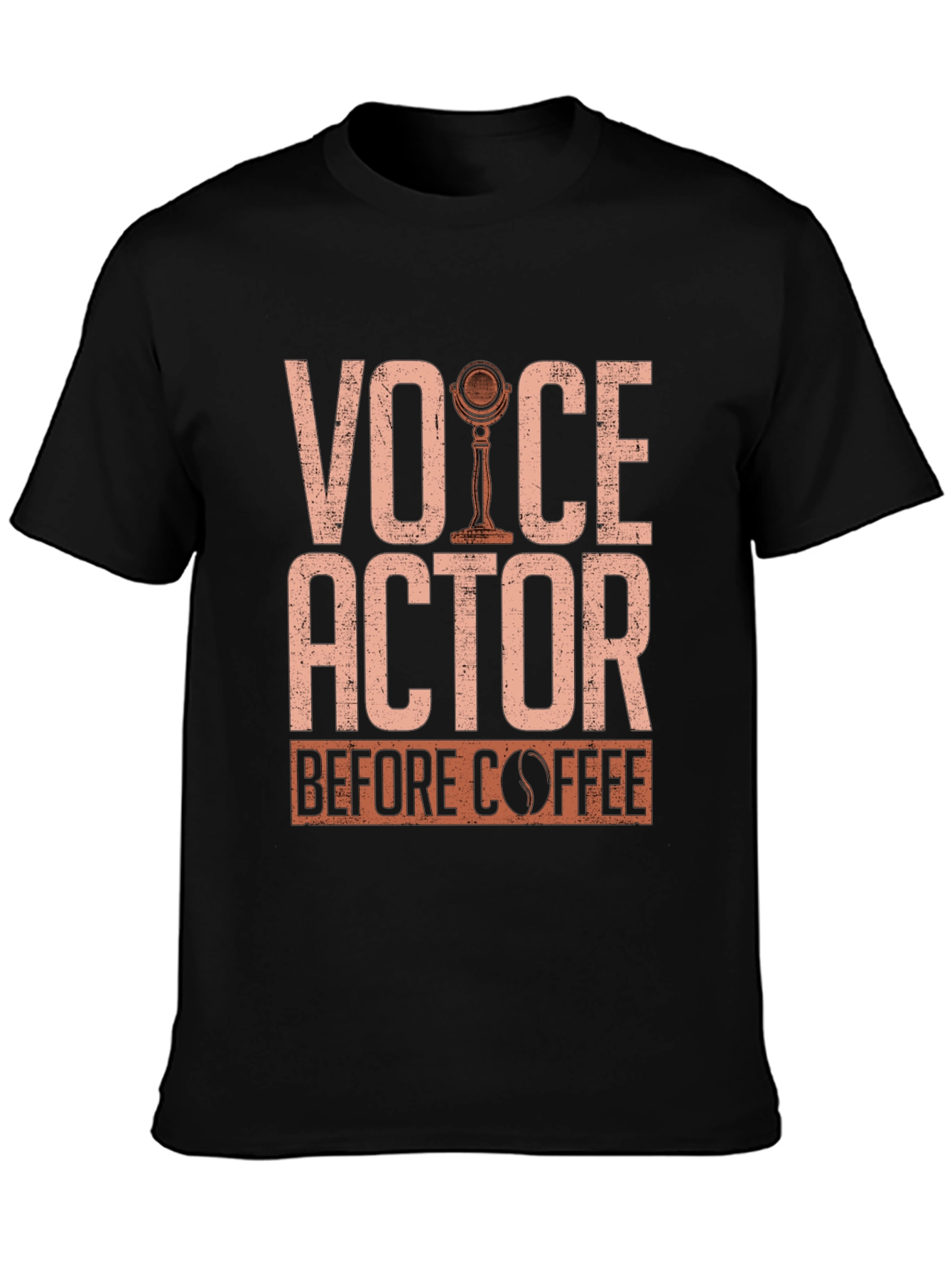 Voice Actor Before Coffee T-Shirt - 3