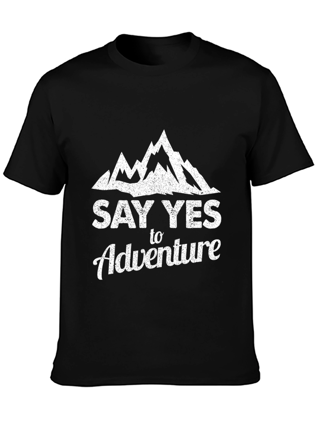 Black Adventure Awaits Graphic Tee view 3