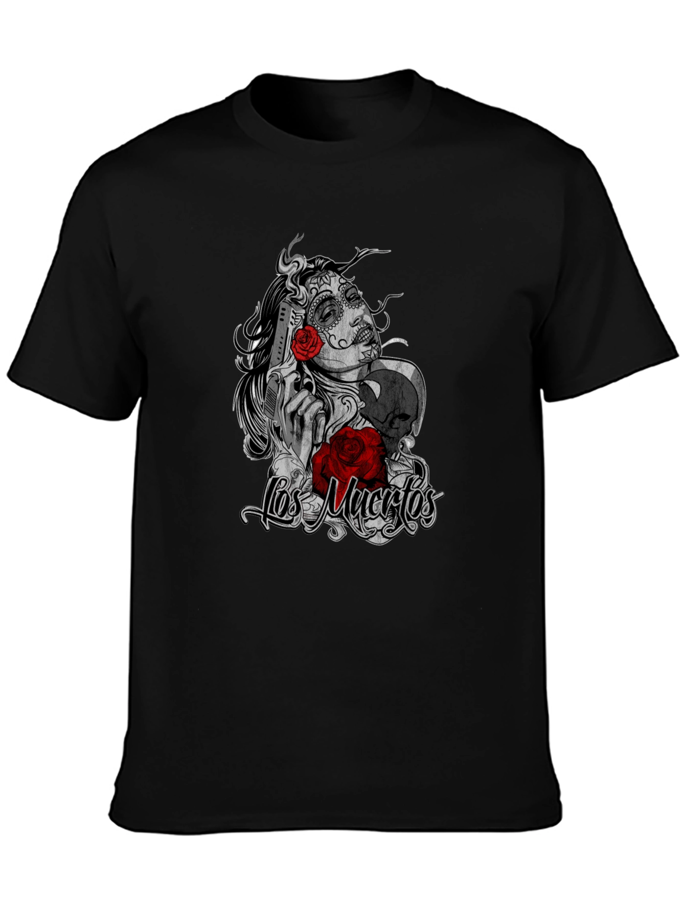 Black Los Muertos T-Shirt view 3