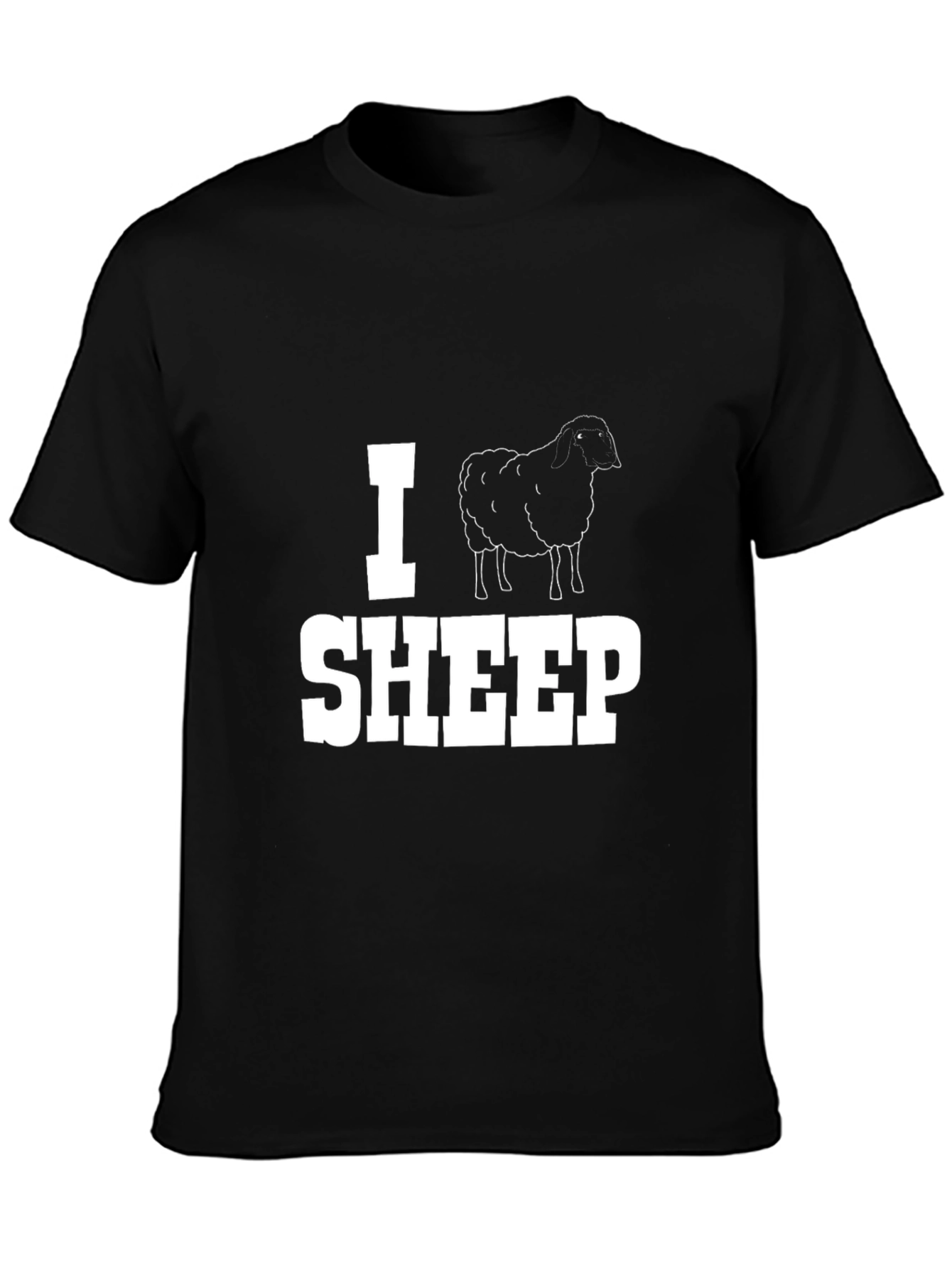 Black I Sheep T-Shirt - Cotton Tee view 3